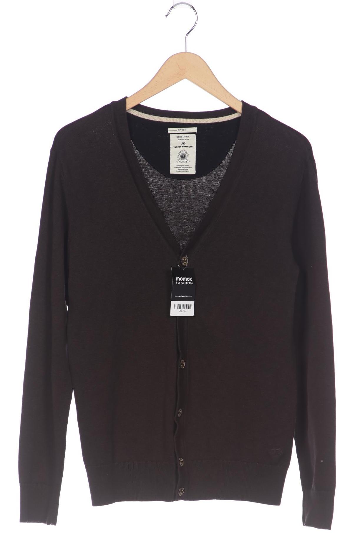 Thumbnail - Tom Tailor Herren Strickjacke, braun, Gr. 48