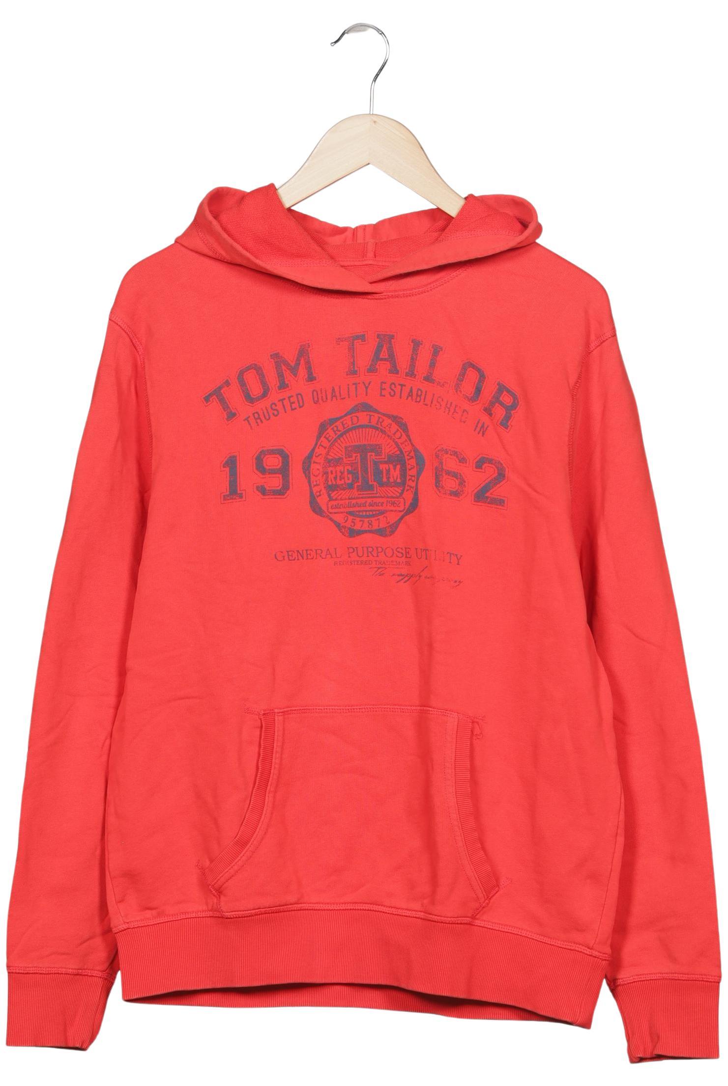 

Tom Tailor Herren Kapuzenpullover, rot, Gr. 48