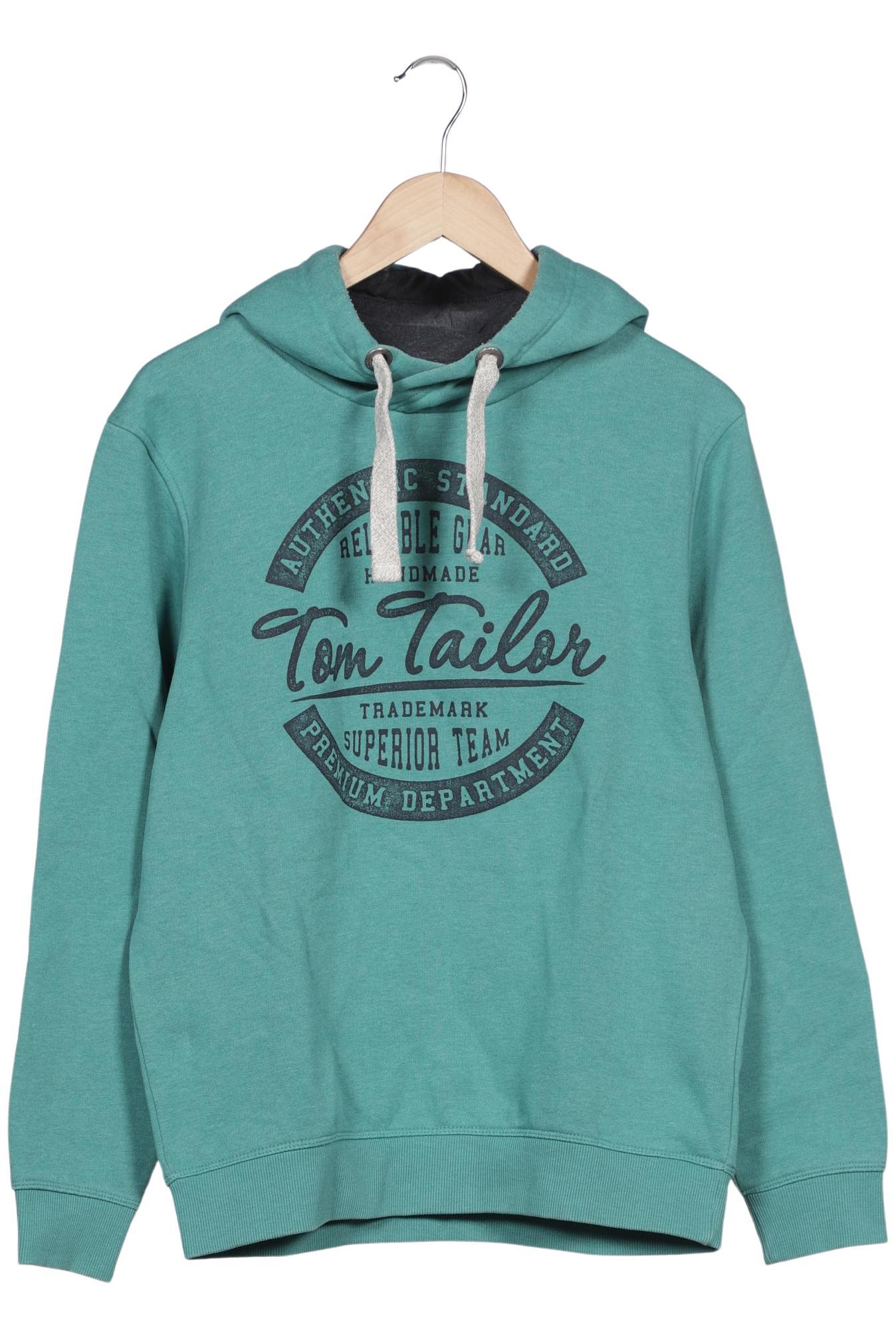 

Tom Tailor Herren Kapuzenpullover, türkis, Gr. 48