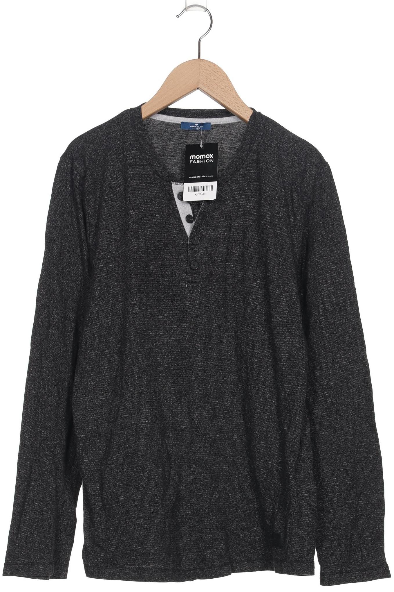 

Tom Tailor Herren Langarmshirt, schwarz, Gr. 48