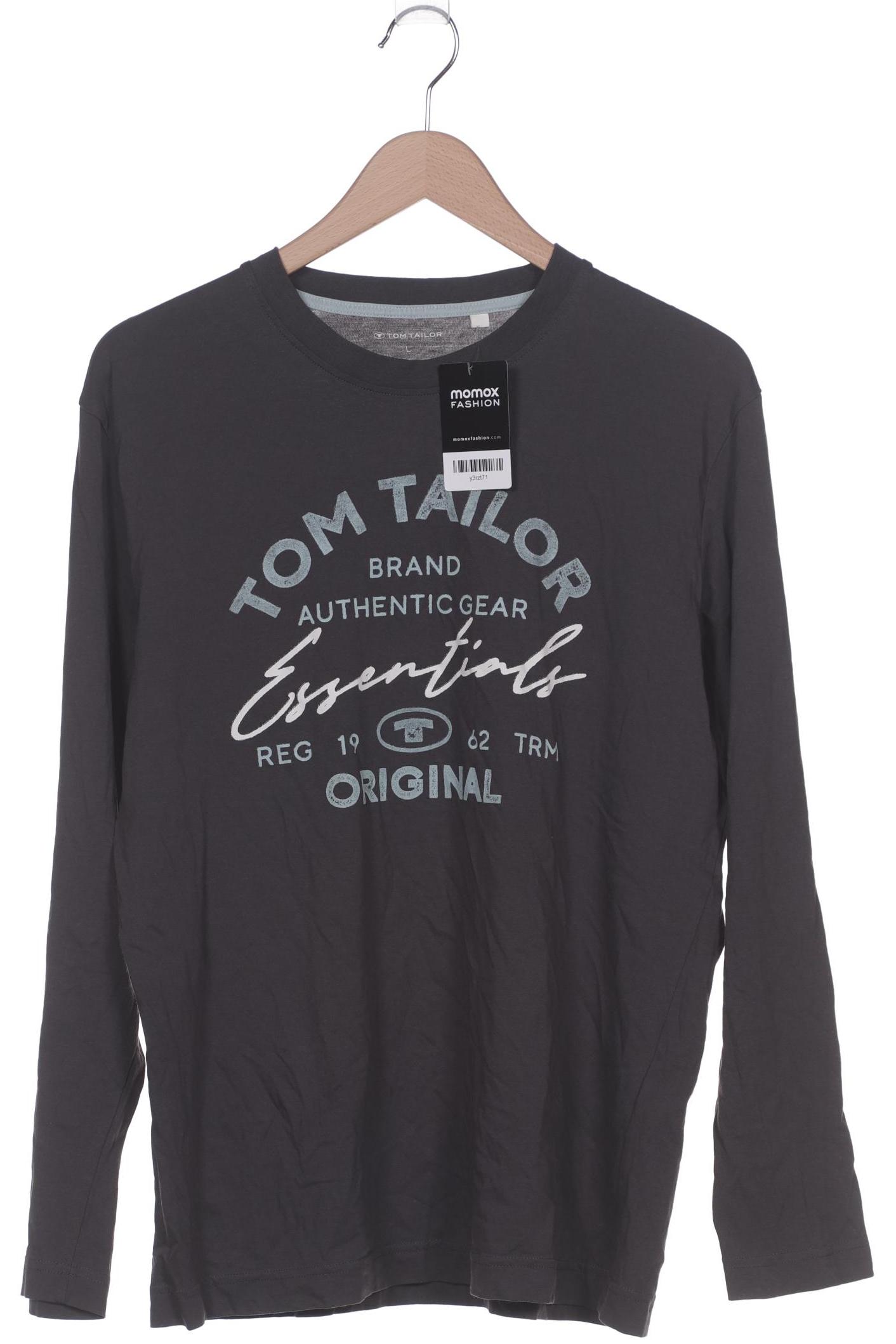 

Tom Tailor Herren Langarmshirt, grau, Gr. 52