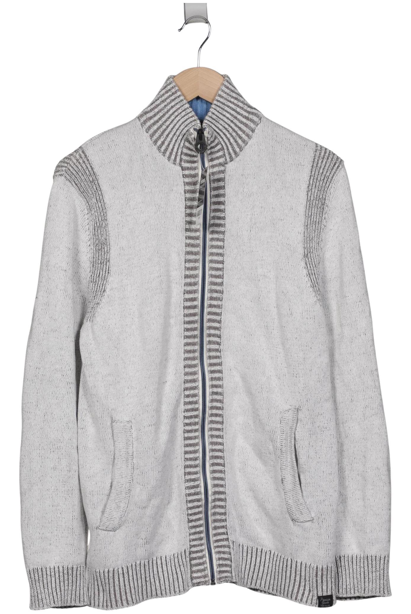 

Tom Tailor Herren Strickjacke, grau, Gr. 56