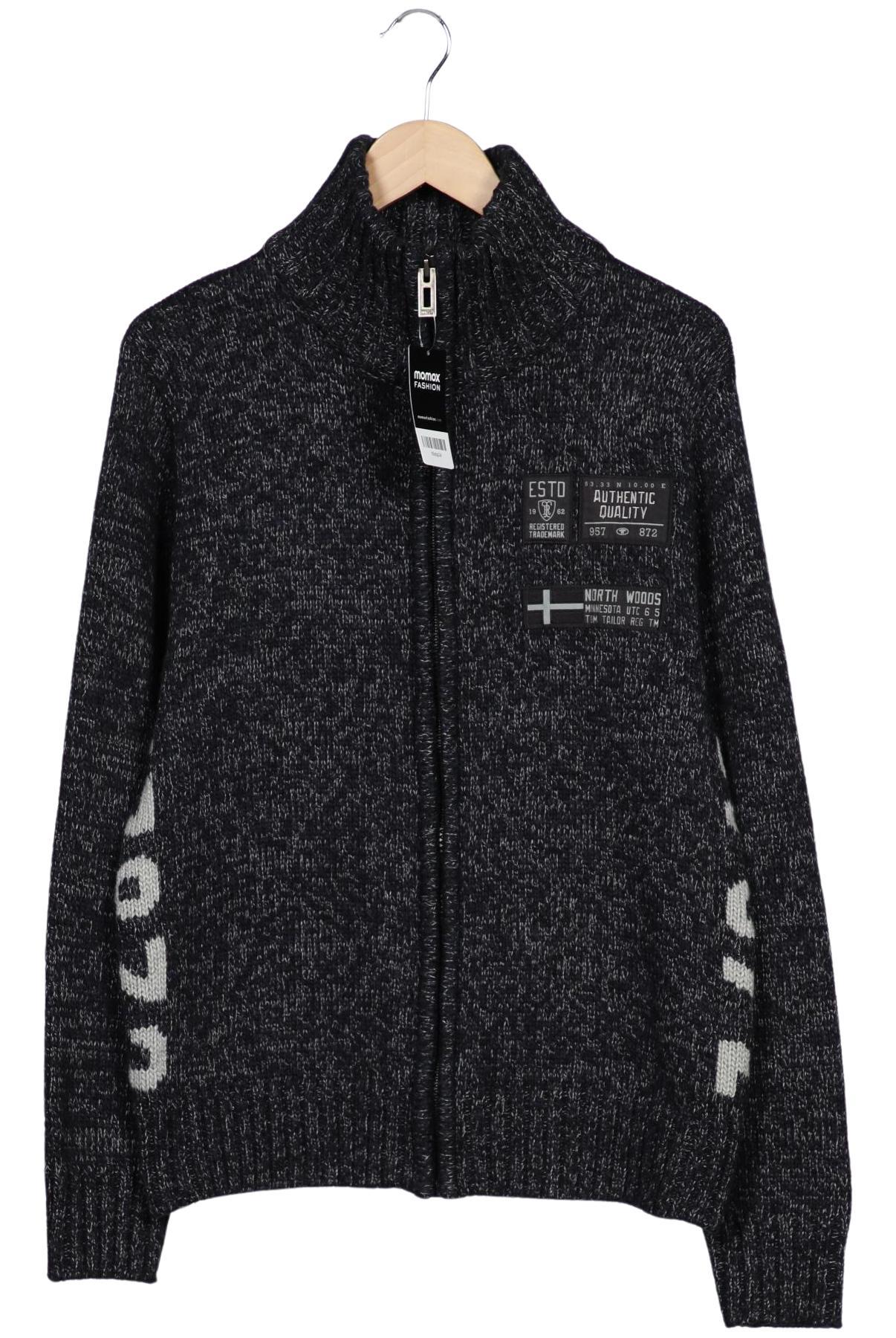 

Tom Tailor Herren Strickjacke, grau, Gr. 52