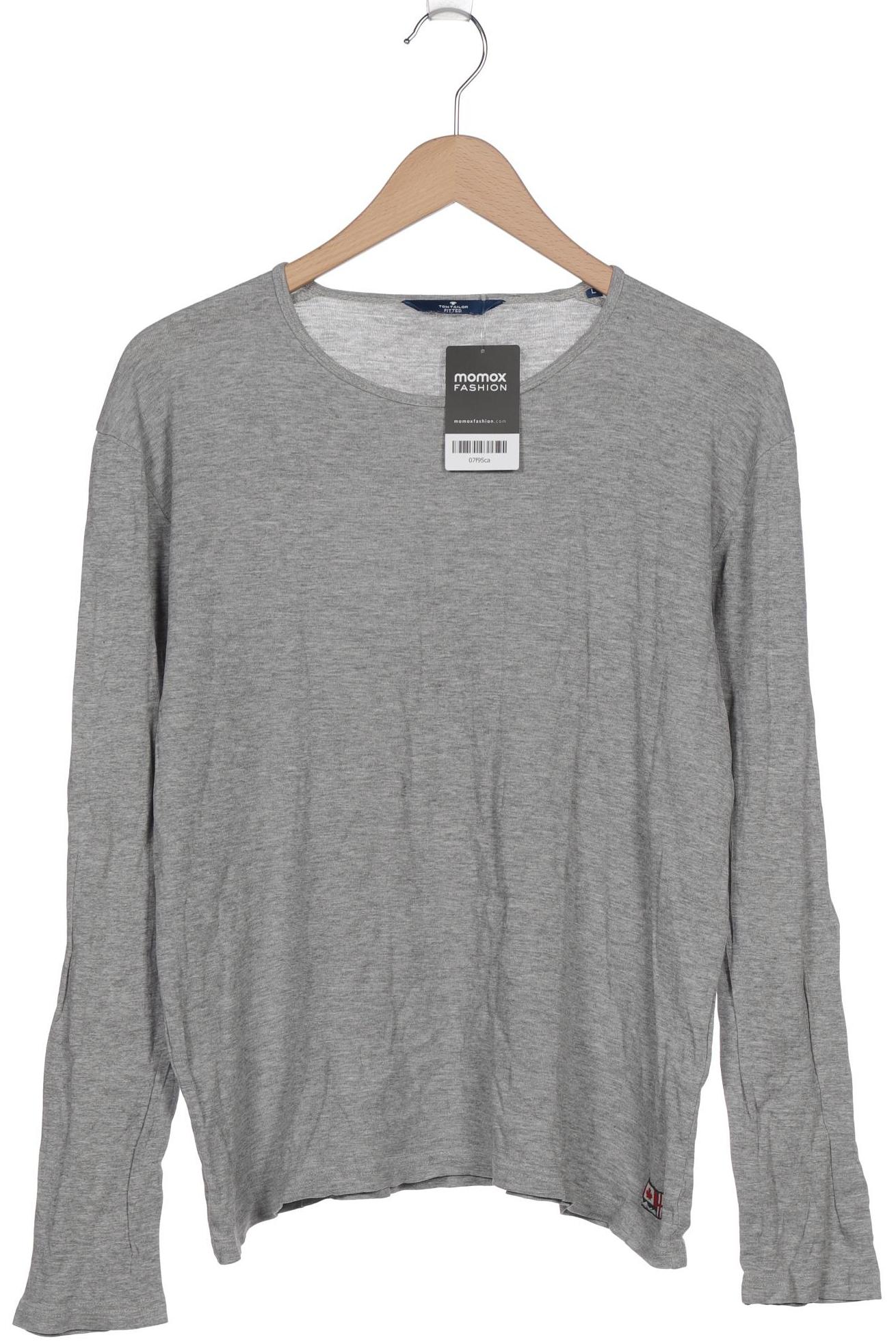 

Tom Tailor Herren Langarmshirt, grau, Gr. 52