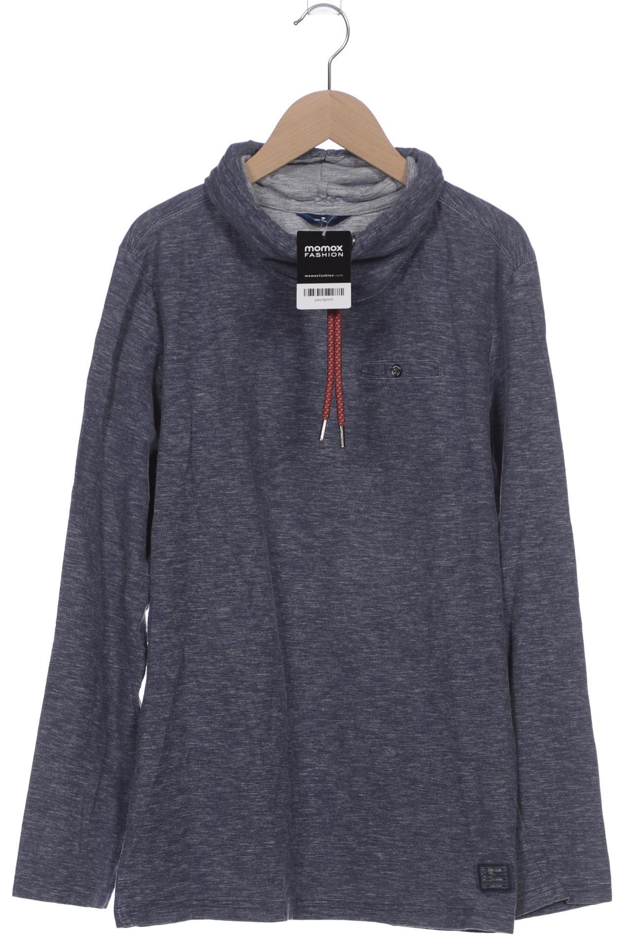 

Tom Tailor Herren Langarmshirt, blau, Gr. 48
