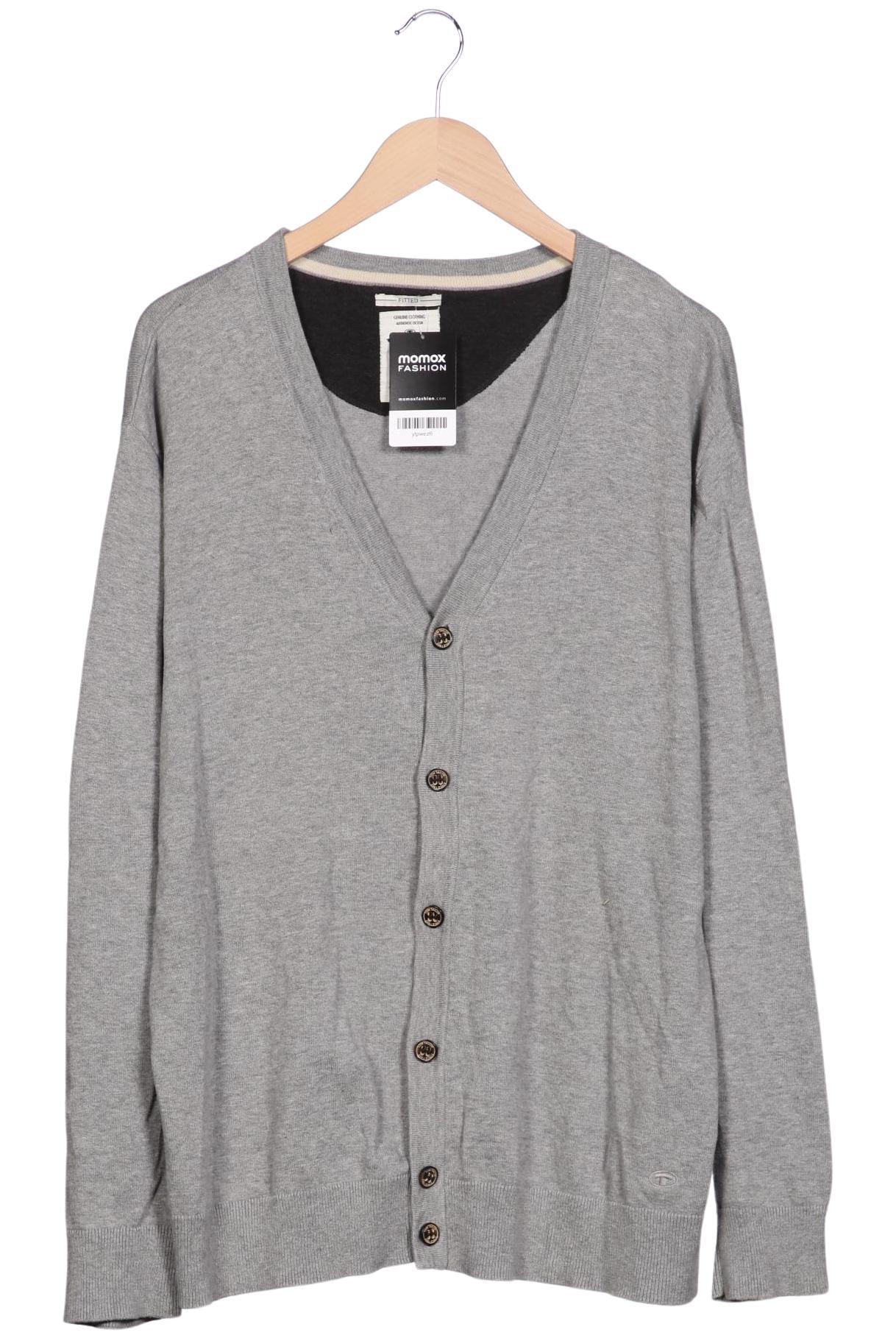 

Tom Tailor Herren Strickjacke, grau, Gr. 56