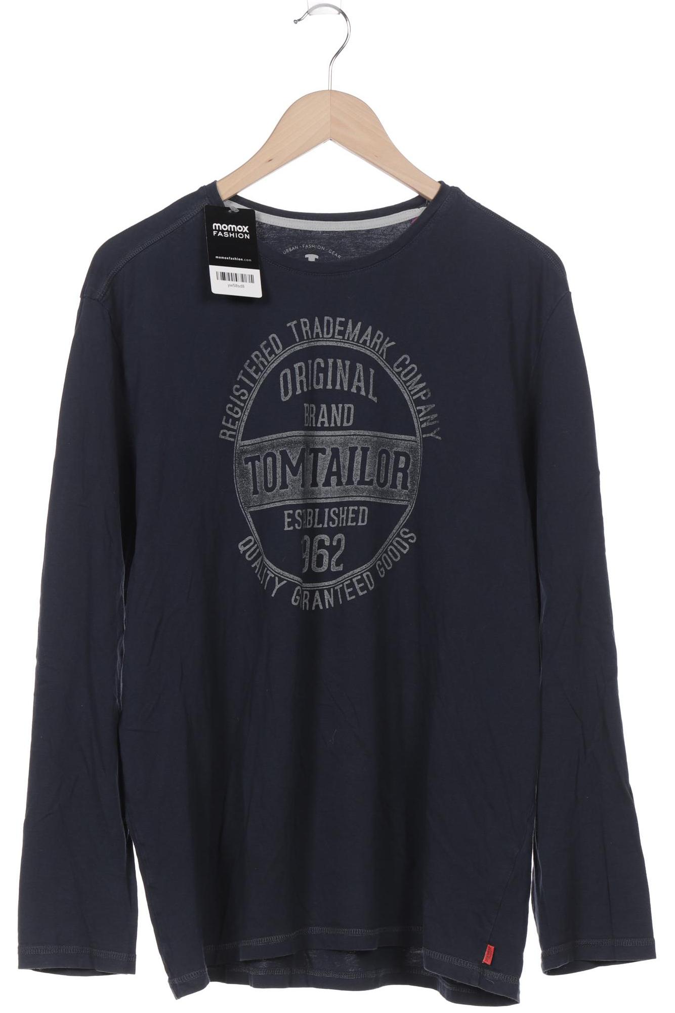 

Tom Tailor Herren Langarmshirt, marineblau