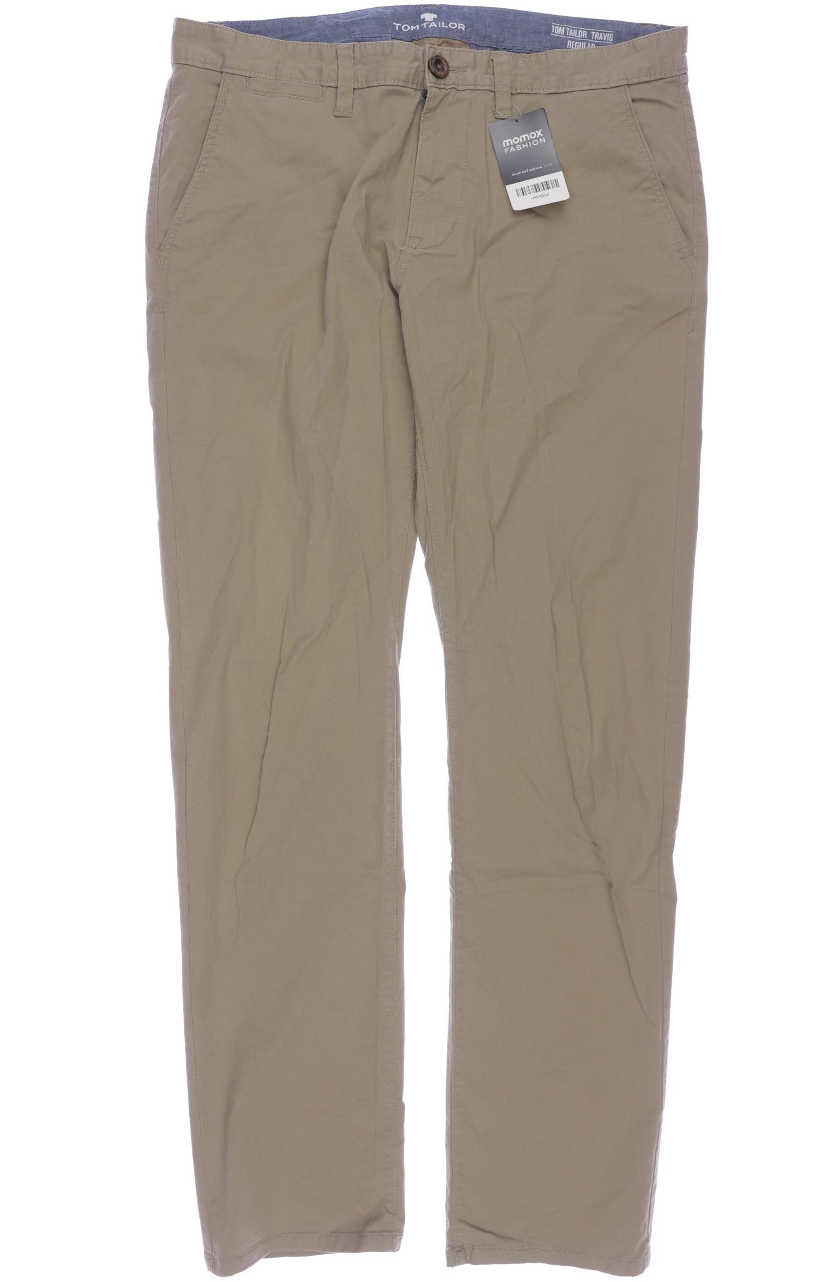 

Tom Tailor Herren Stoffhose, beige, Gr. 34