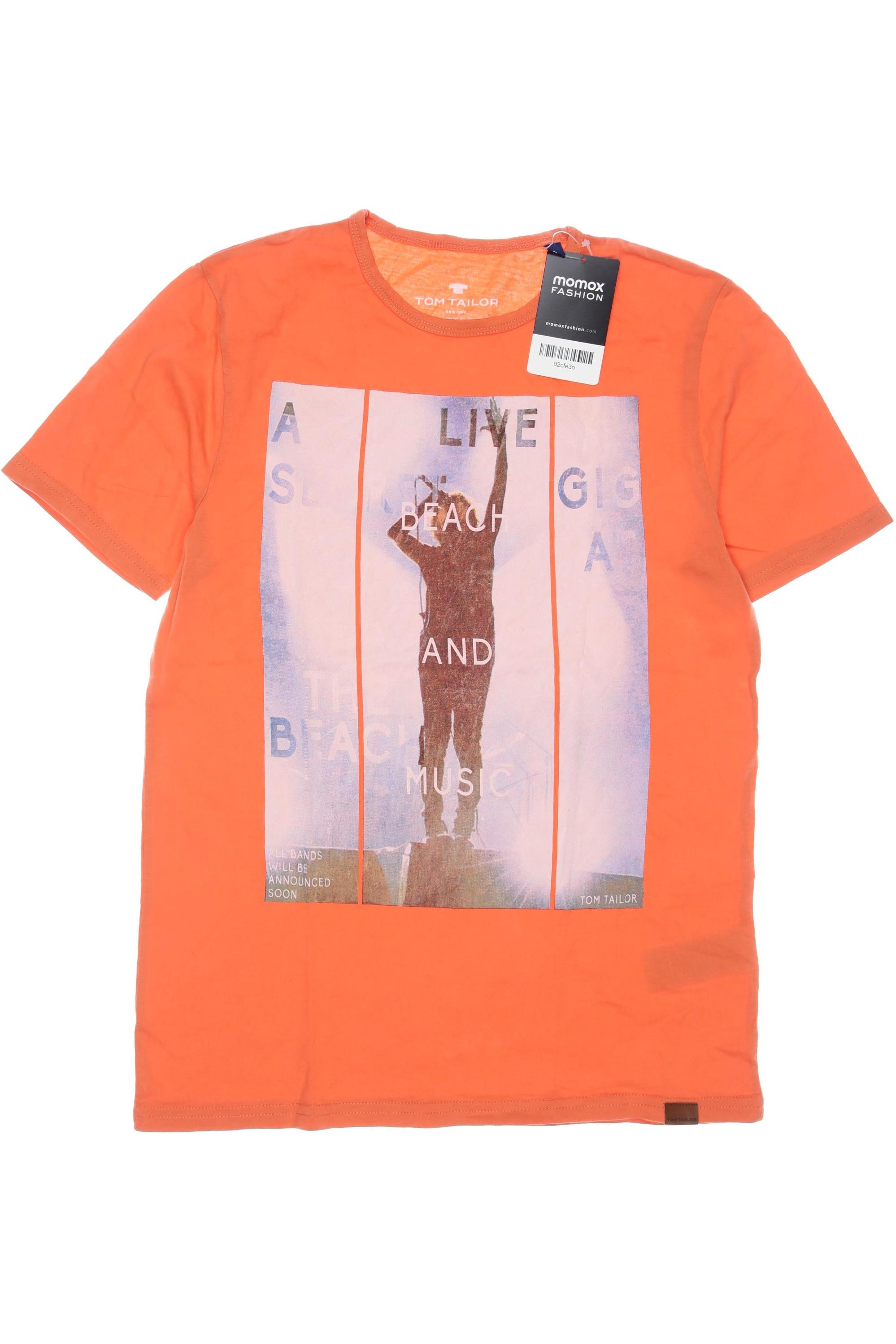 

Tom Tailor Herren T-Shirt, orange, Gr. 152
