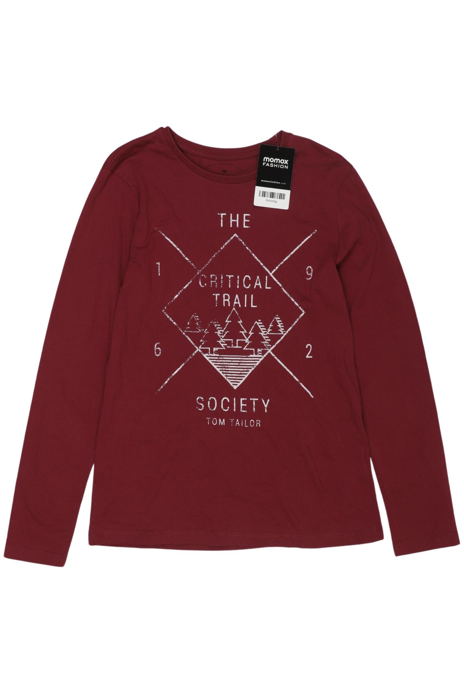 

Tom Tailor Jungen Langarmshirt, rot, Gr. 152