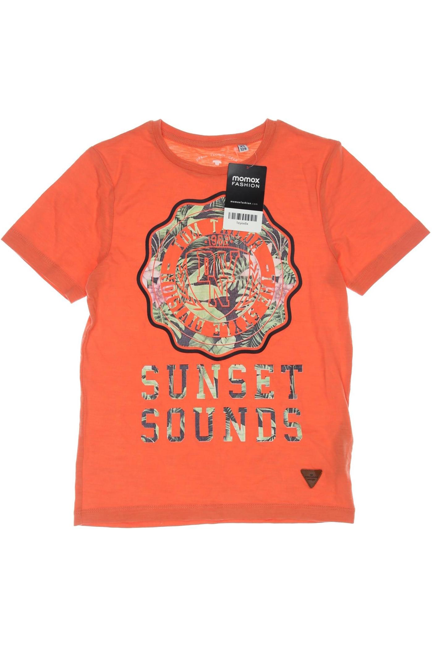

Tom Tailor Herren T-Shirt, orange, Gr. 128