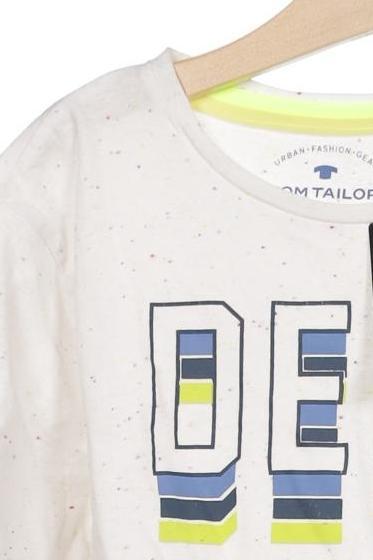 Thumbnail - Tom Tailor Herren T-Shirt, cremeweiß, Gr. 140