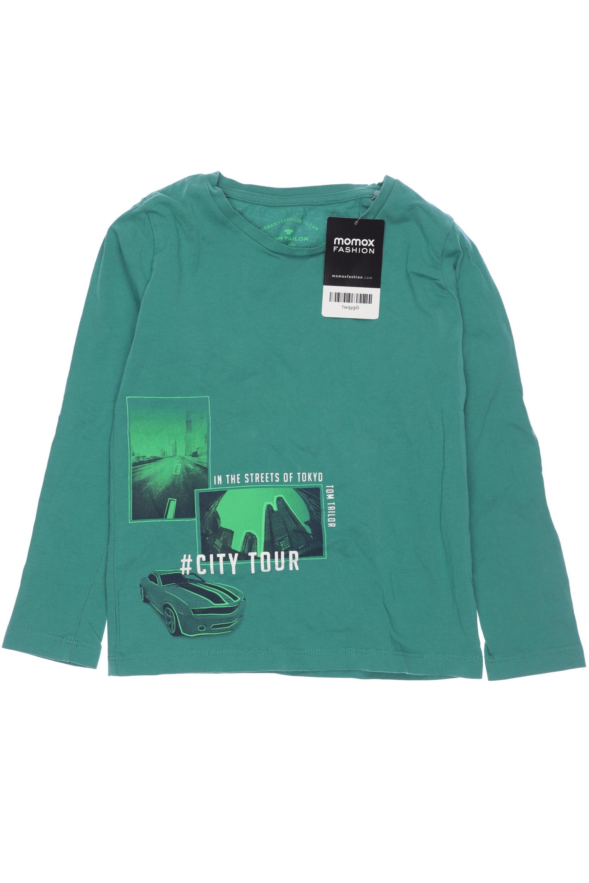 

Tom Tailor Herren Langarmshirt, grün, Gr. 116