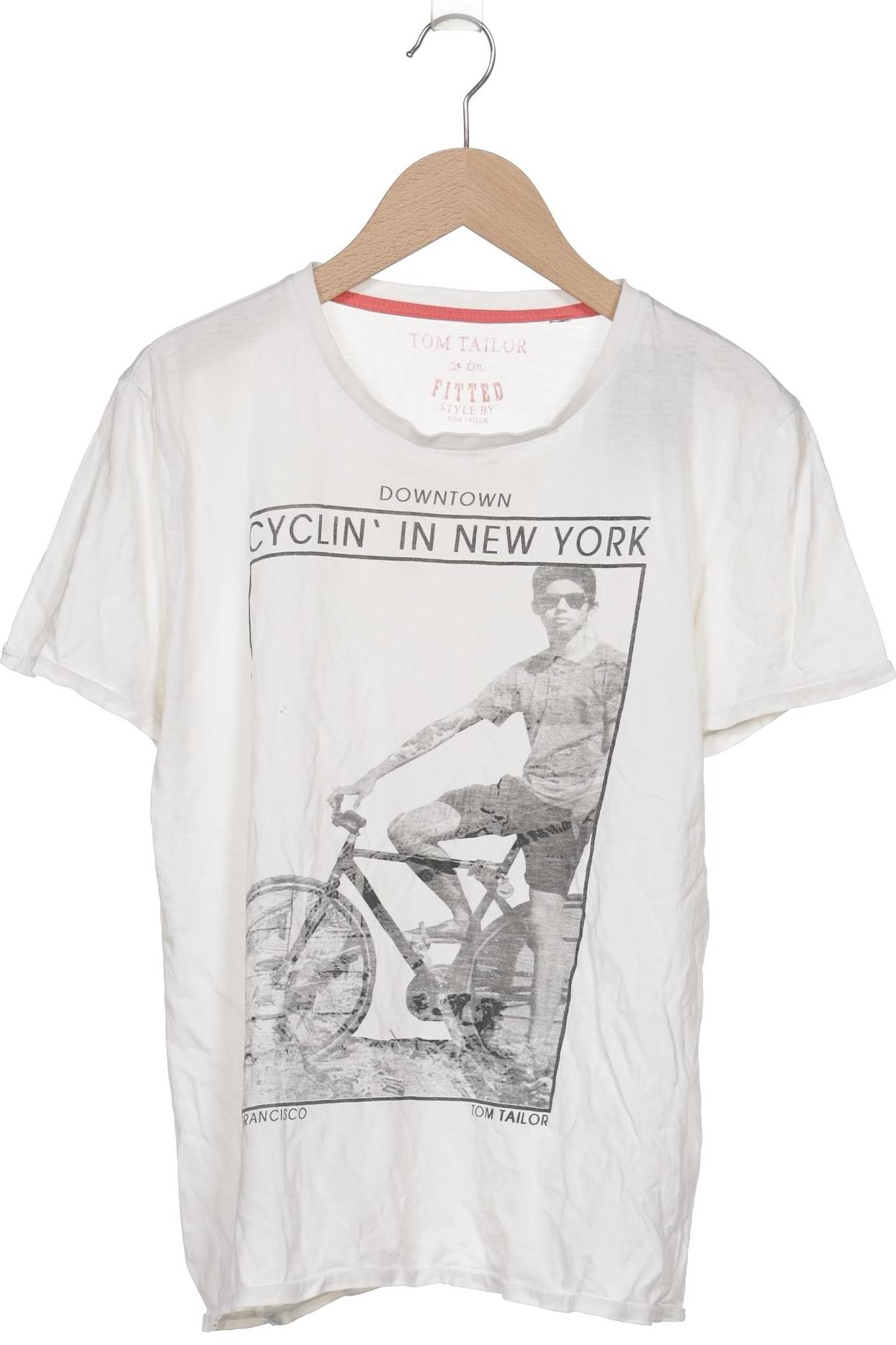 

Tom Tailor Herren T-Shirt, weiß, Gr. 152