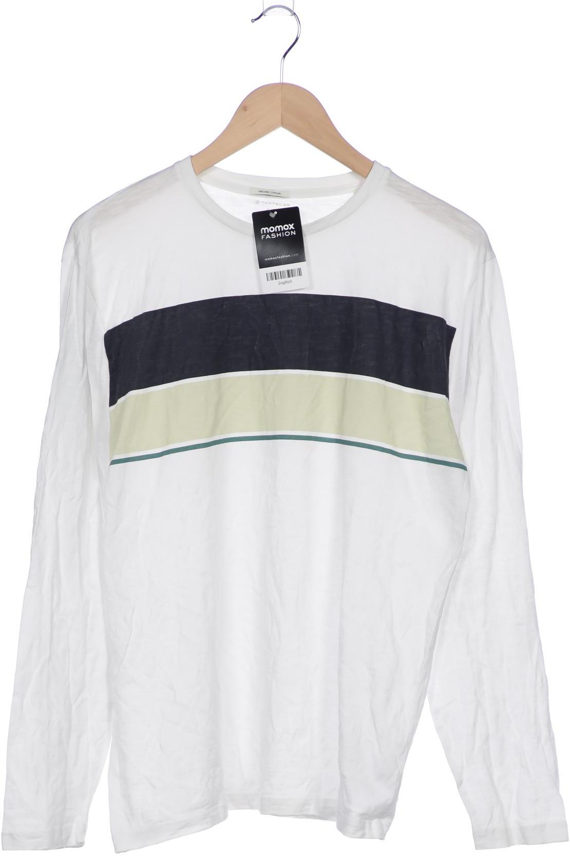 

Tom Tailor Herren Langarmshirt, weiß, Gr. 176