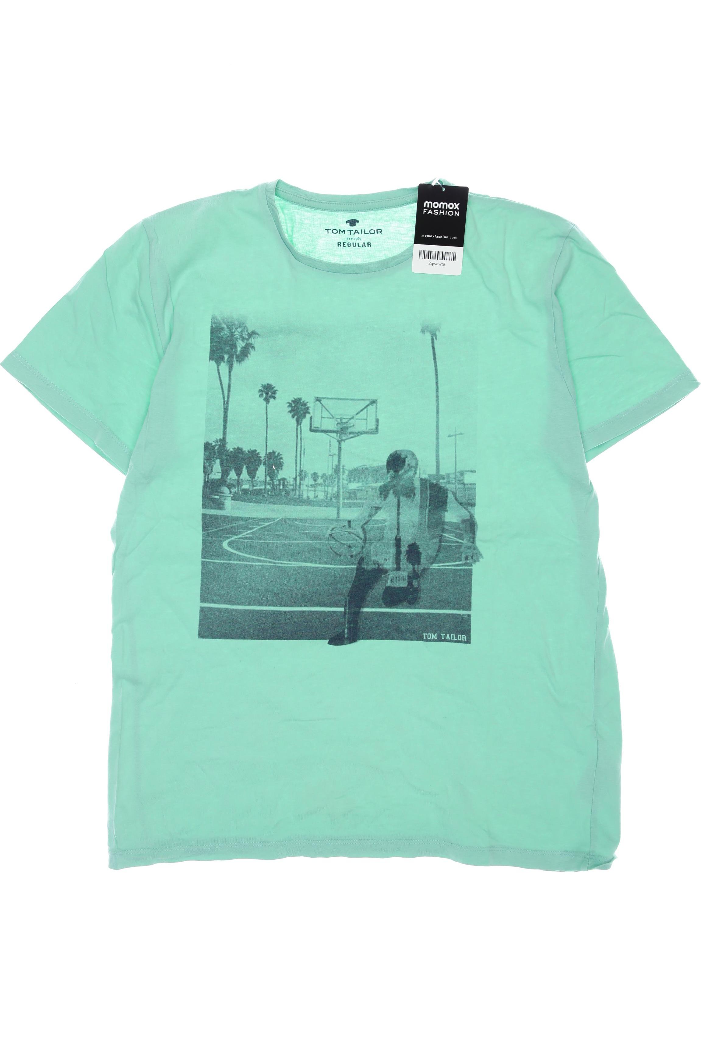 

Tom Tailor Herren T-Shirt, türkis, Gr. 176