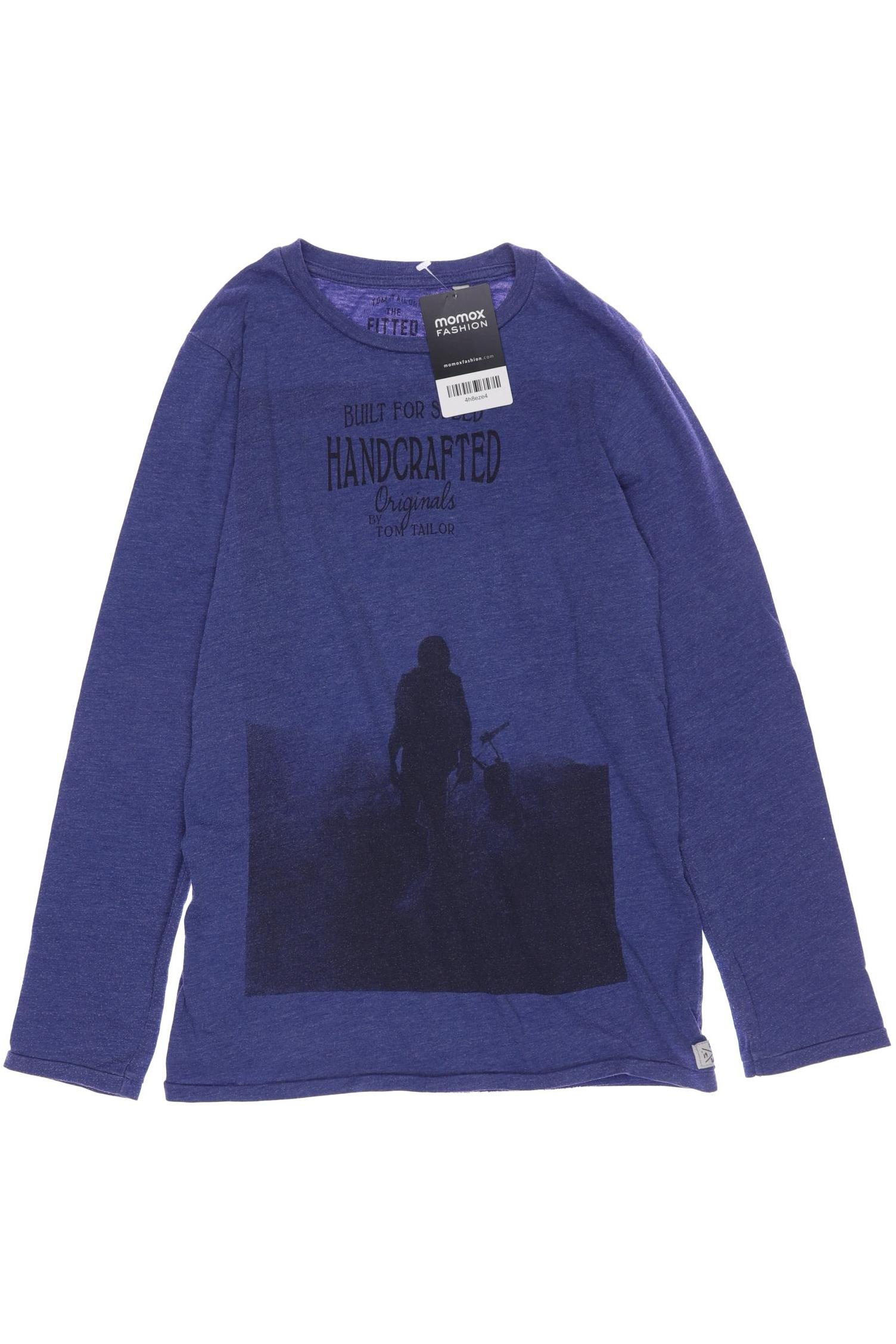 

Tom Tailor Herren Langarmshirt, marineblau, Gr. 152