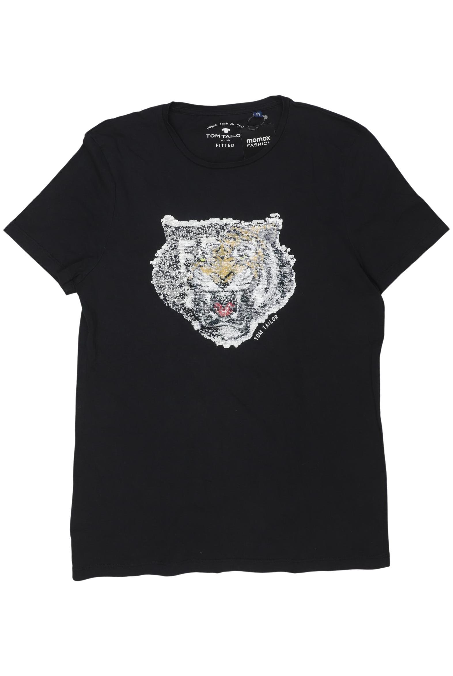 

Tom Tailor Jungen T-Shirt, schwarz, Gr. 176