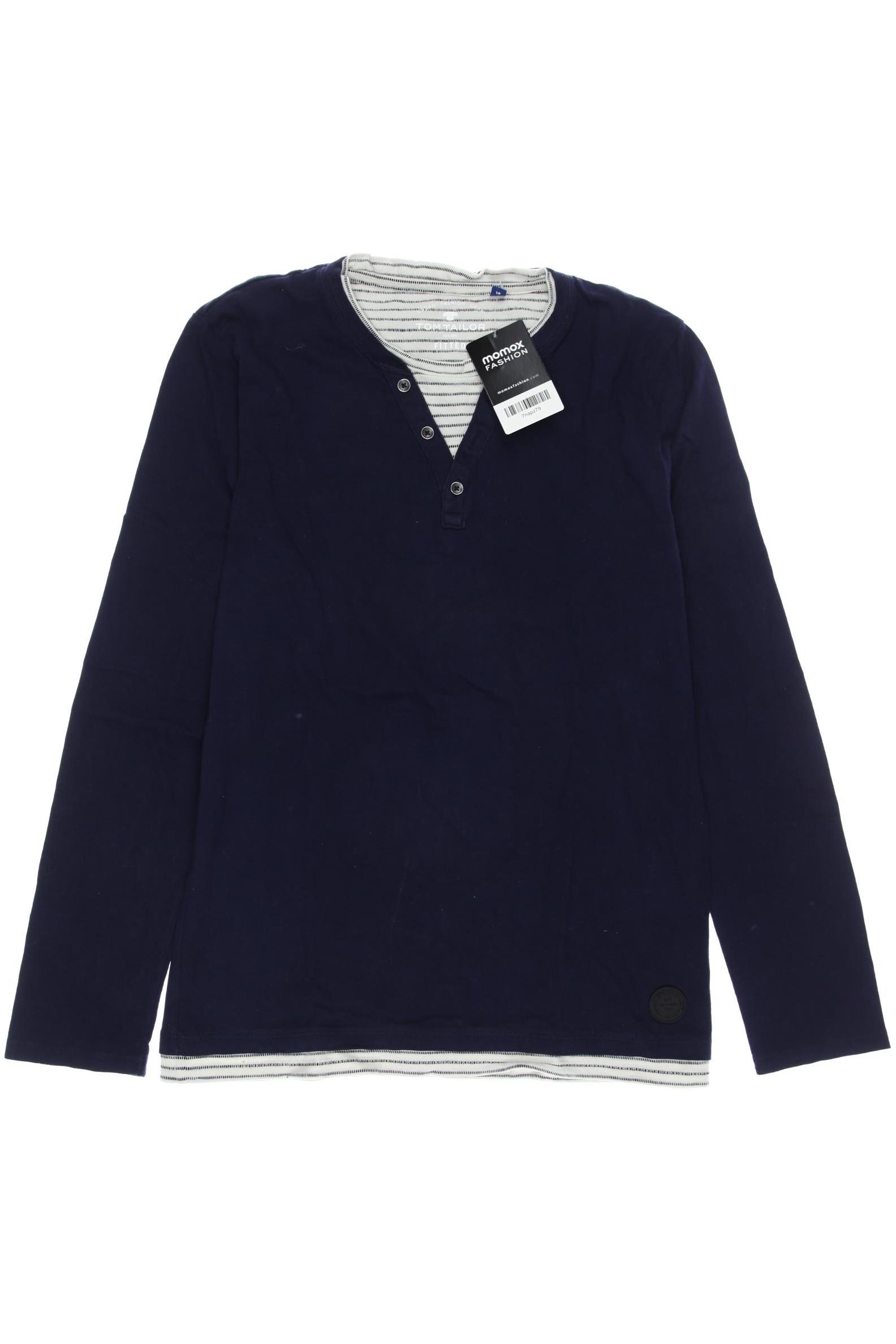 

Tom Tailor Herren Langarmshirt, marineblau, Gr. 164
