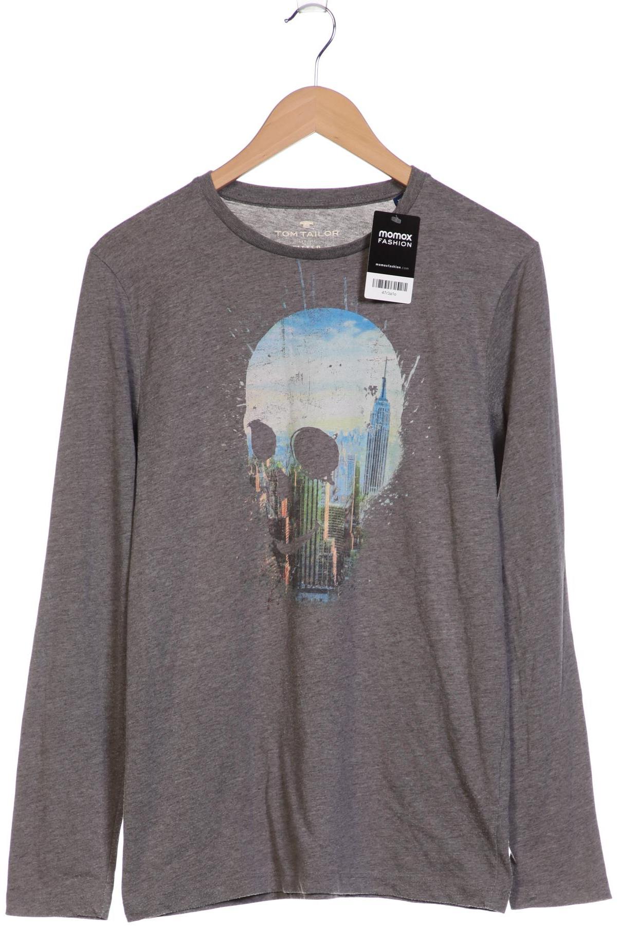 

Tom Tailor Herren Langarmshirt, grau, Gr. 170