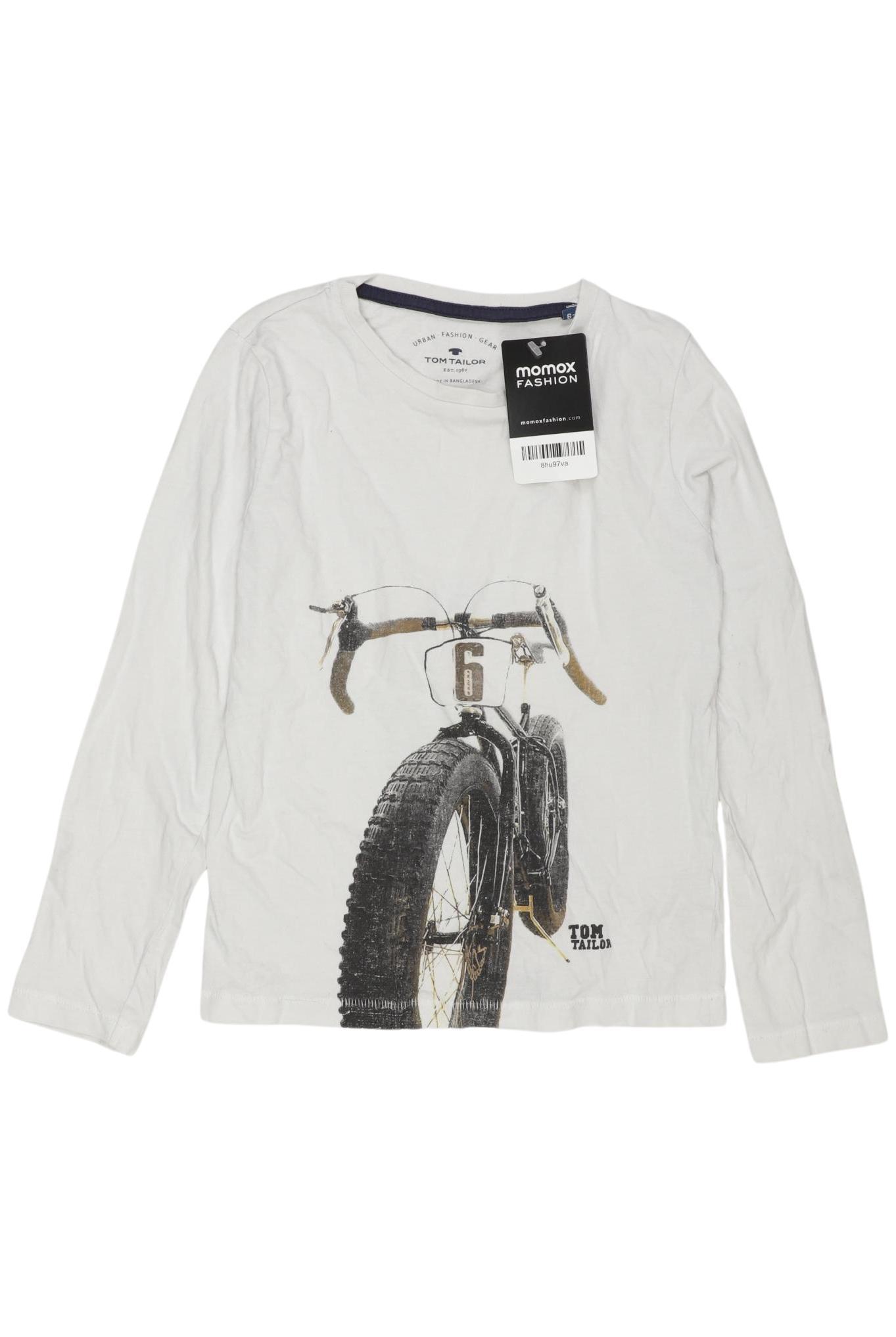 

Tom Tailor Jungen Langarmshirt, weiß, Gr. 116