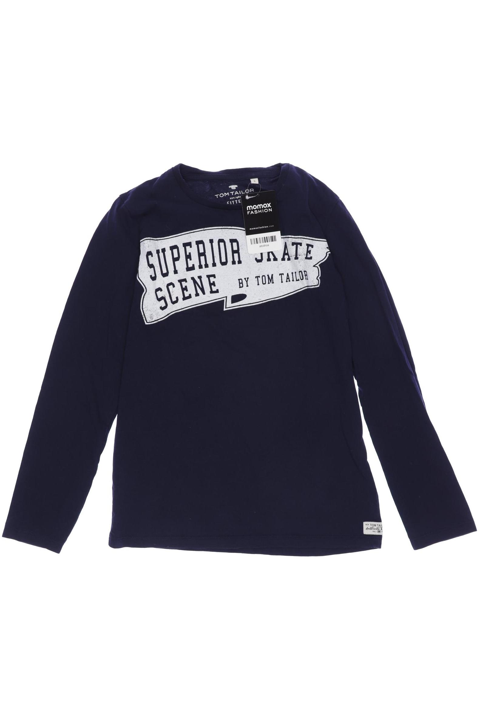 

Tom Tailor Herren Langarmshirt, marineblau, Gr. 134