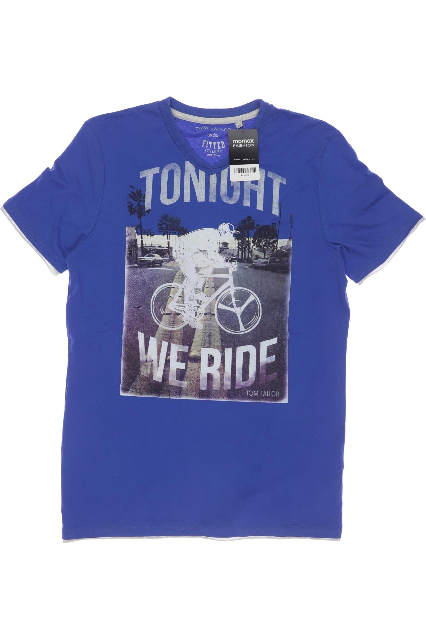 

Tom Tailor Herren T-Shirt, blau, Gr. 176