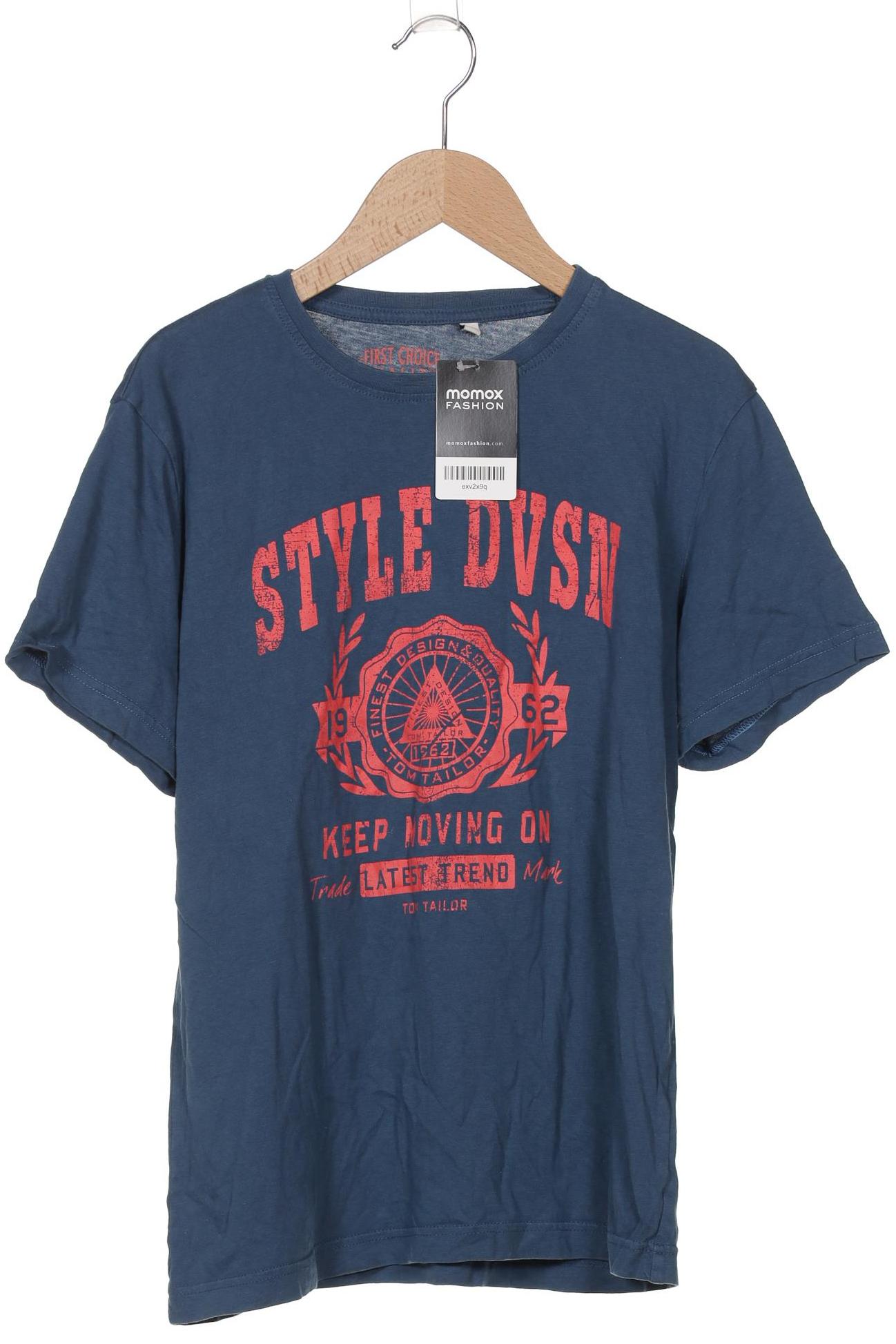 

Tom Tailor Herren T-Shirt, marineblau, Gr. 158