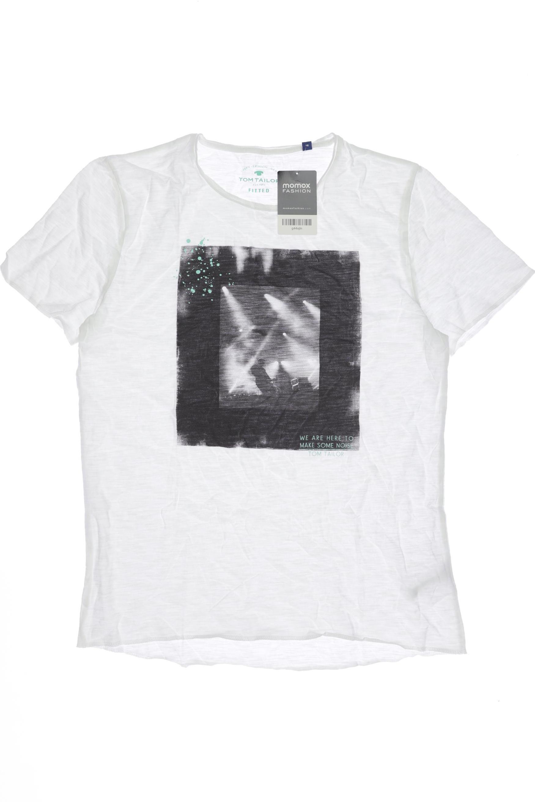 

Tom Tailor Herren T-Shirt, weiß, Gr. 176