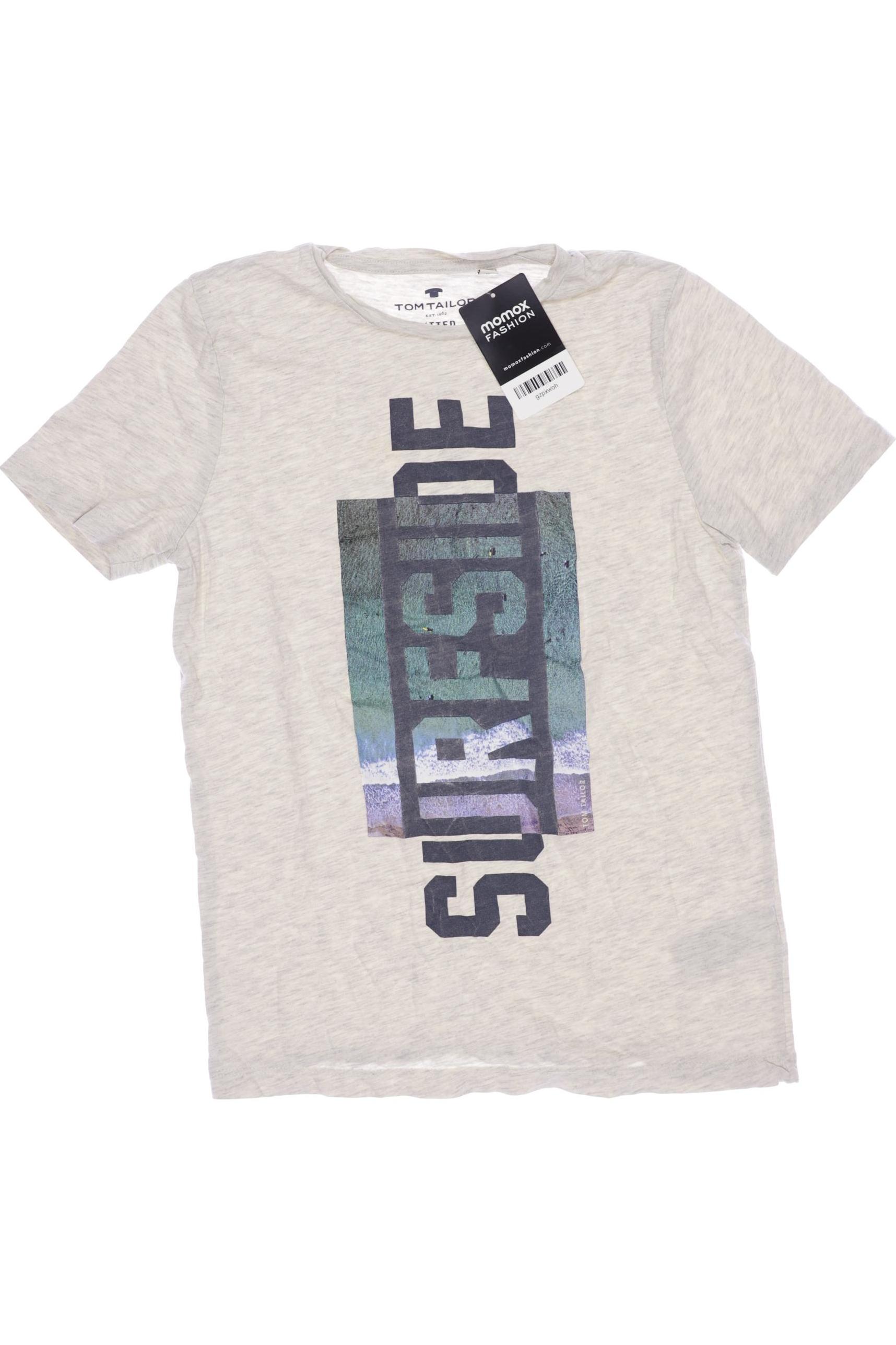 

Tom Tailor Herren T-Shirt, cremeweiß, Gr. 146