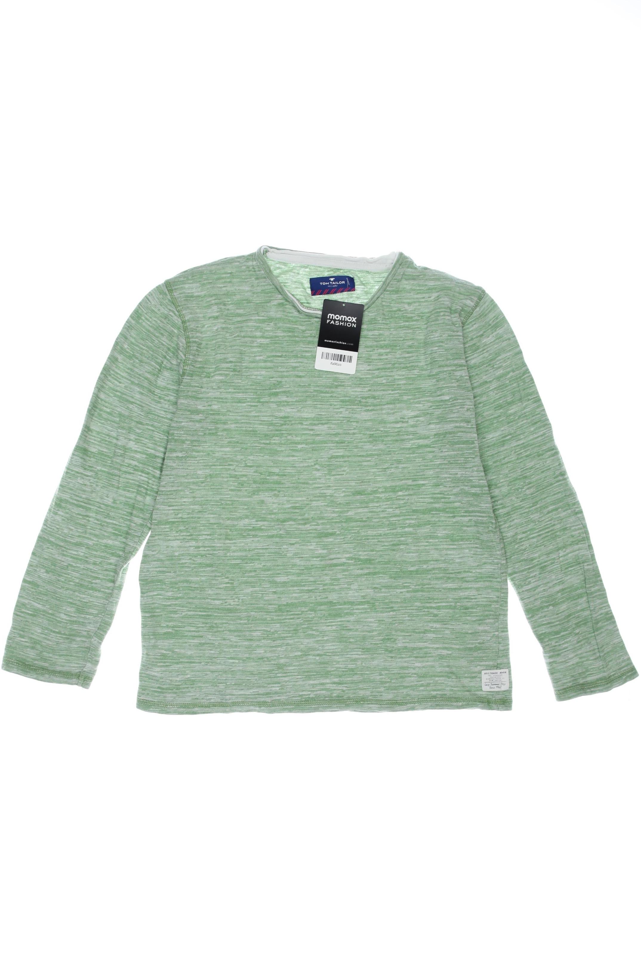 

Tom Tailor Herren Langarmshirt, grün, Gr. 152