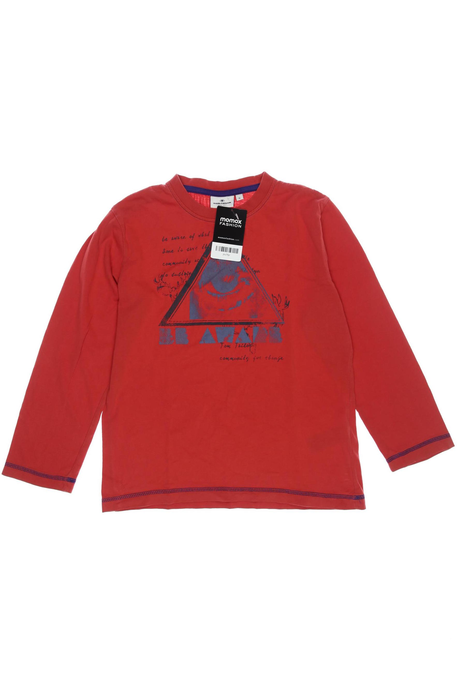 

Tom Tailor Herren Langarmshirt, rot, Gr. 140
