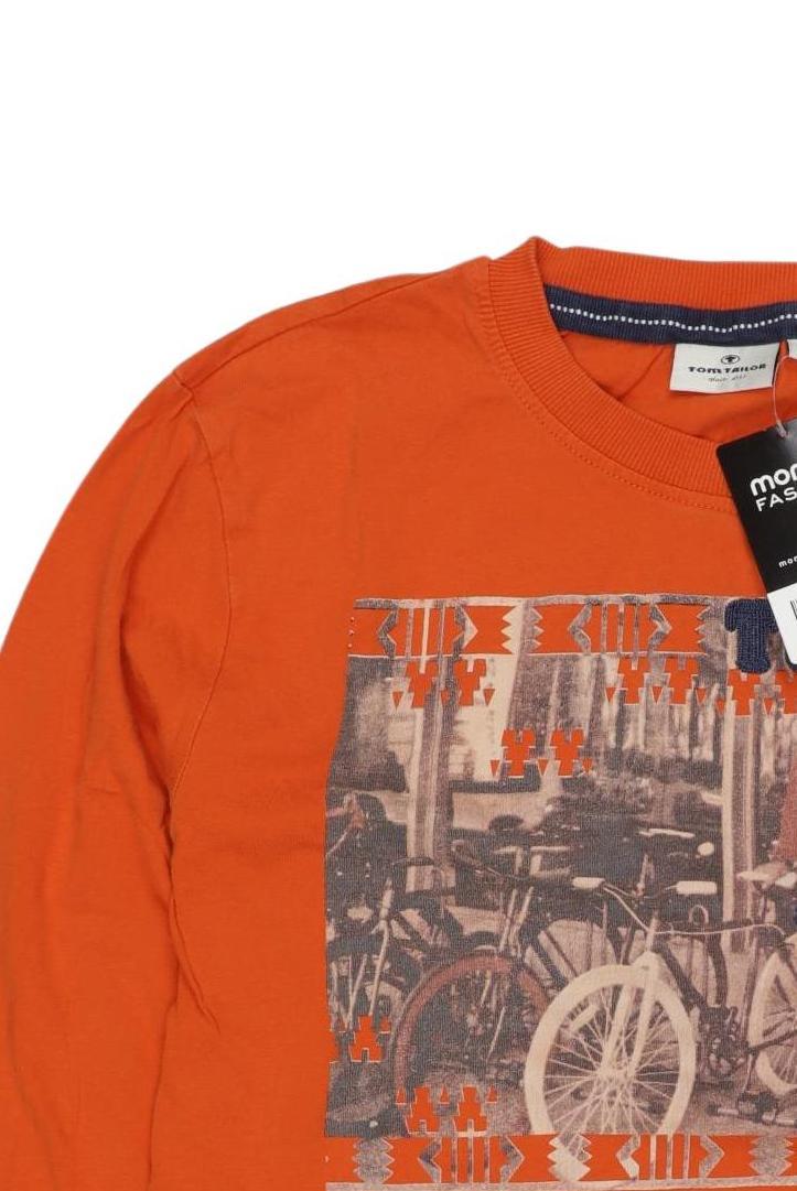 Thumbnail - Tom Tailor Jungen Langarmshirt, orange, Gr. 158