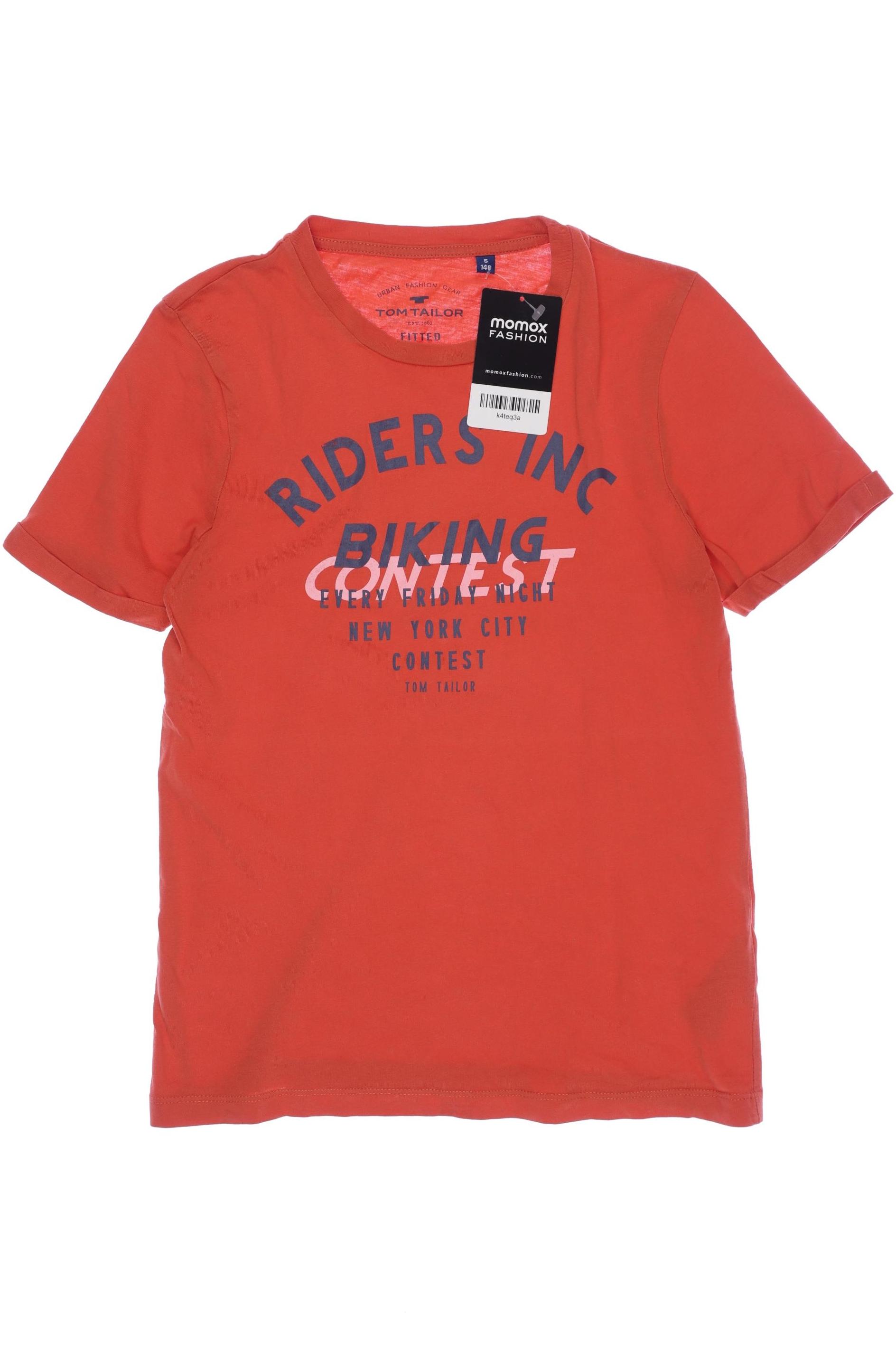 

Tom Tailor Herren T-Shirt, orange, Gr. 140