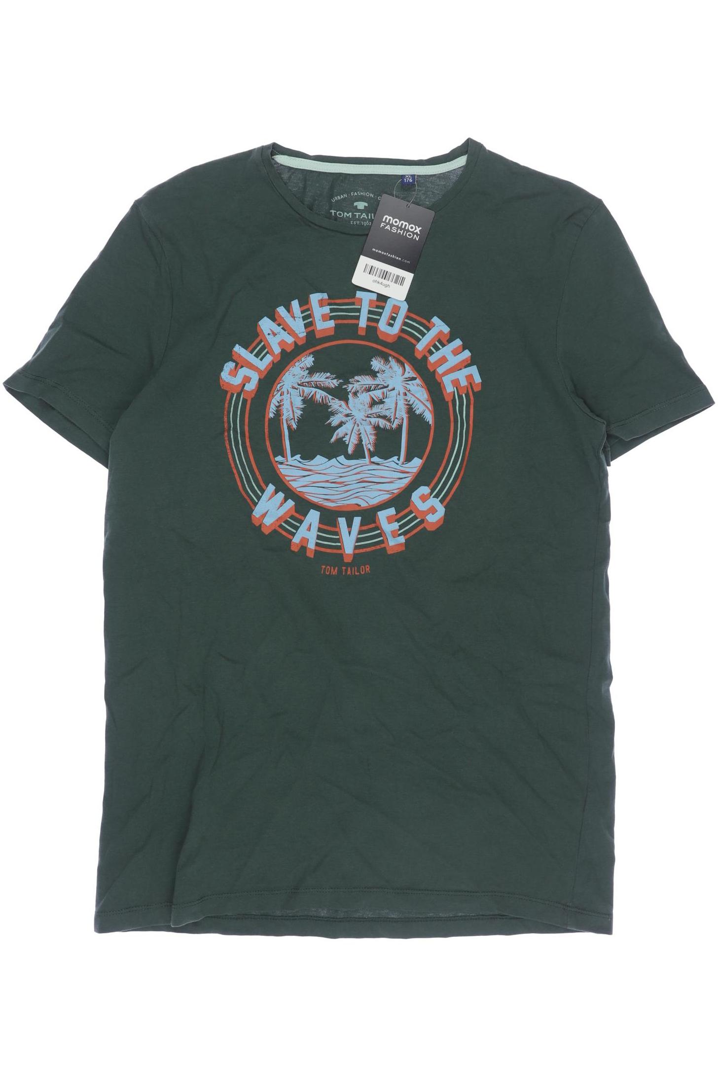 

Tom Tailor Herren T-Shirt, grün, Gr. 176