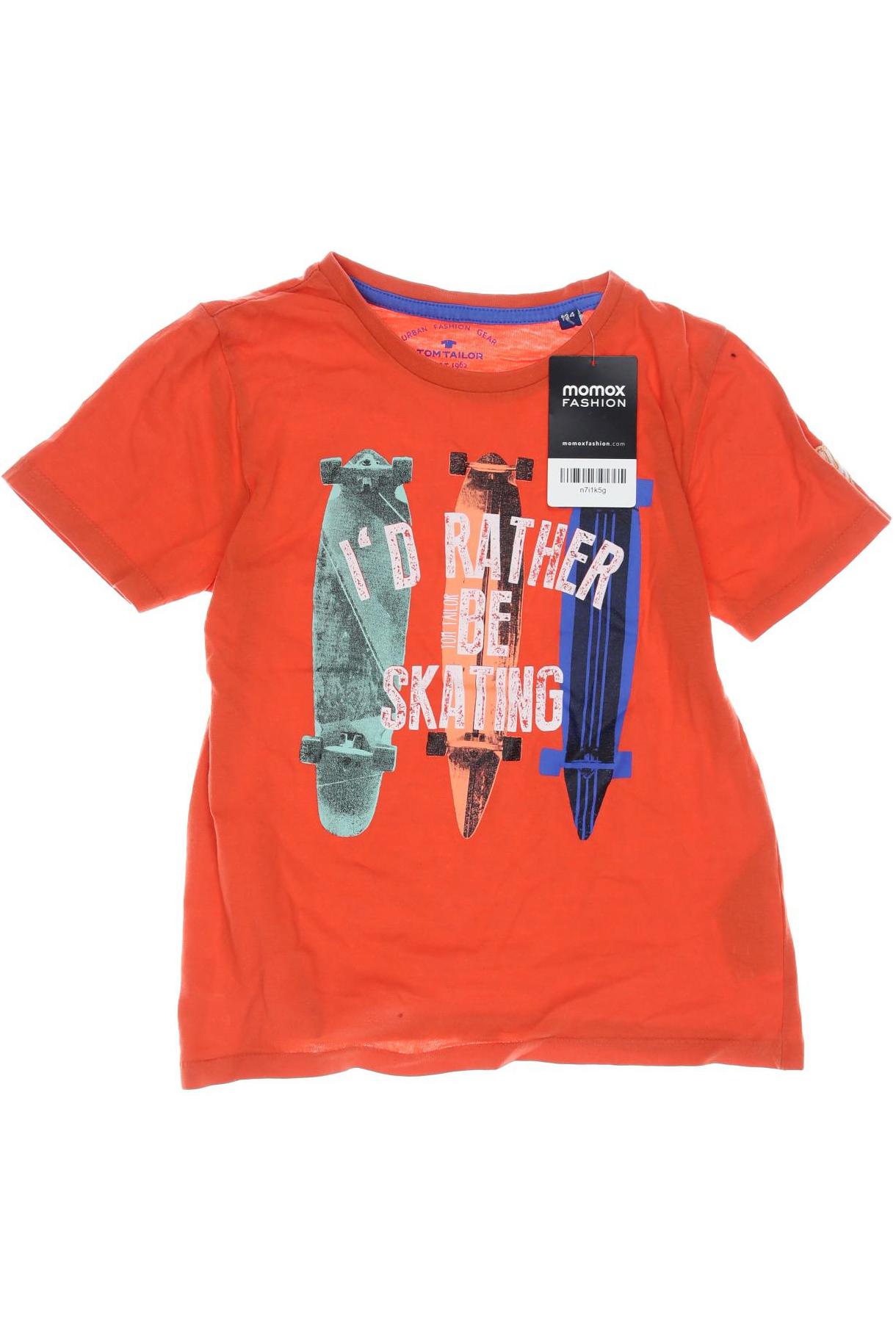 

Tom Tailor Herren T-Shirt, orange, Gr. 134