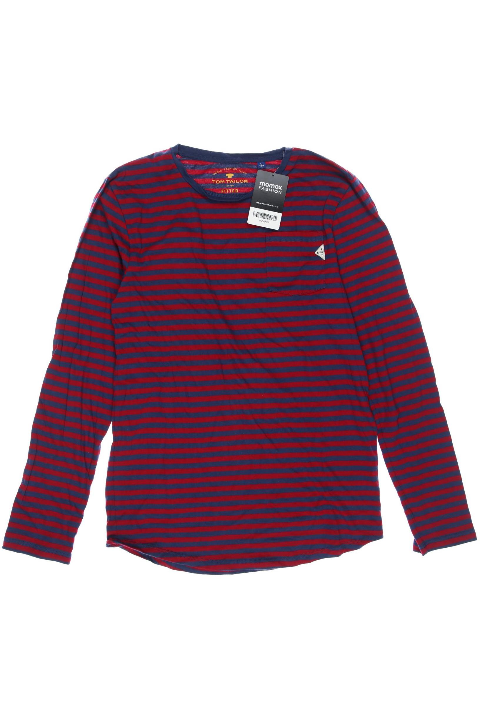

Tom Tailor Herren Langarmshirt, rot, Gr. 164