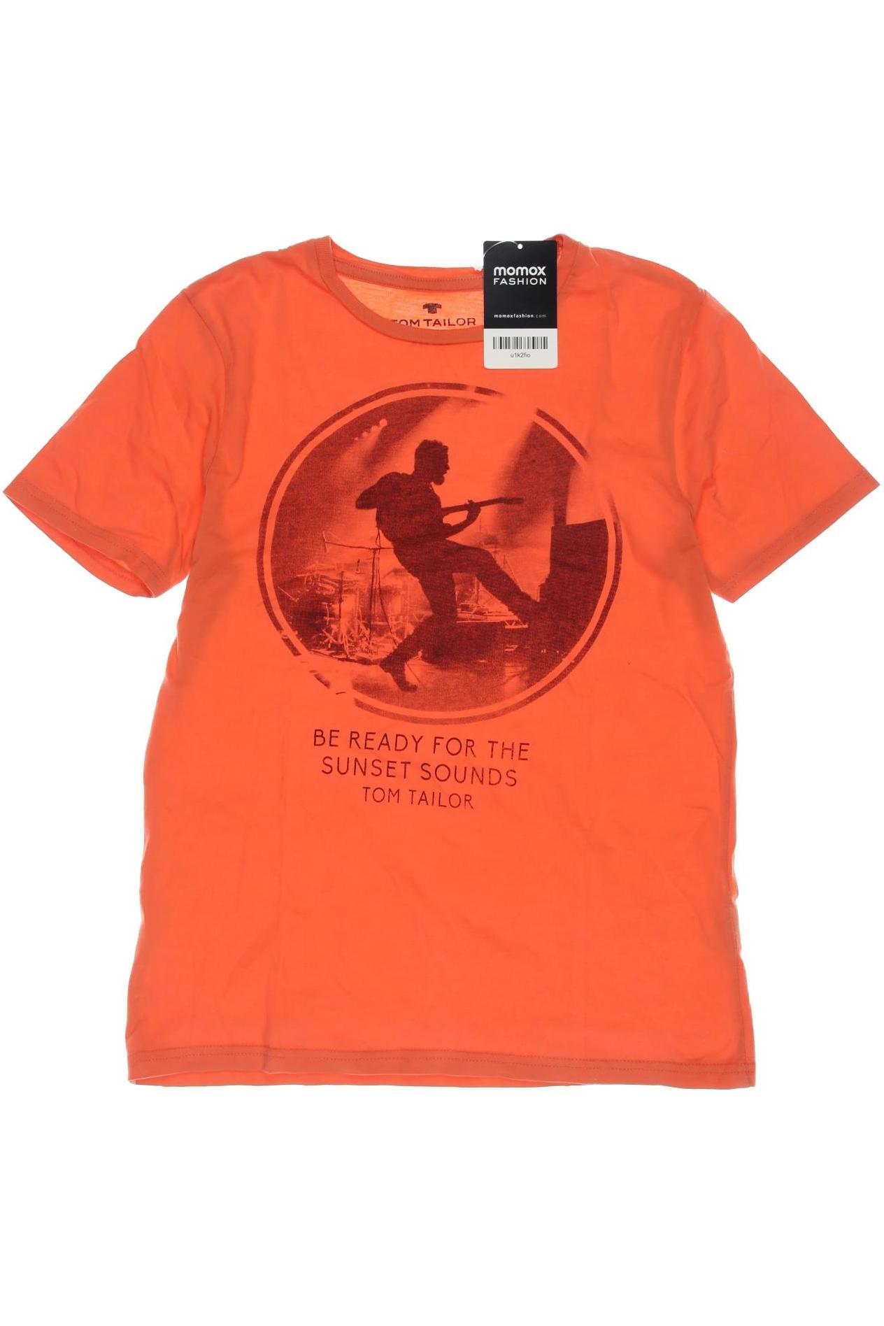 

Tom Tailor Herren T-Shirt, orange, Gr. 140