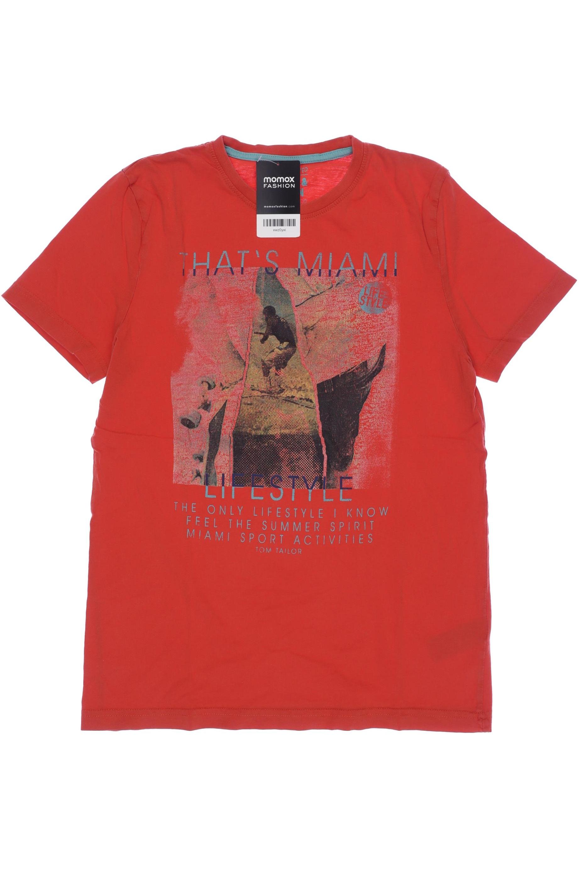 

Tom Tailor Herren T-Shirt, rot, Gr. 176