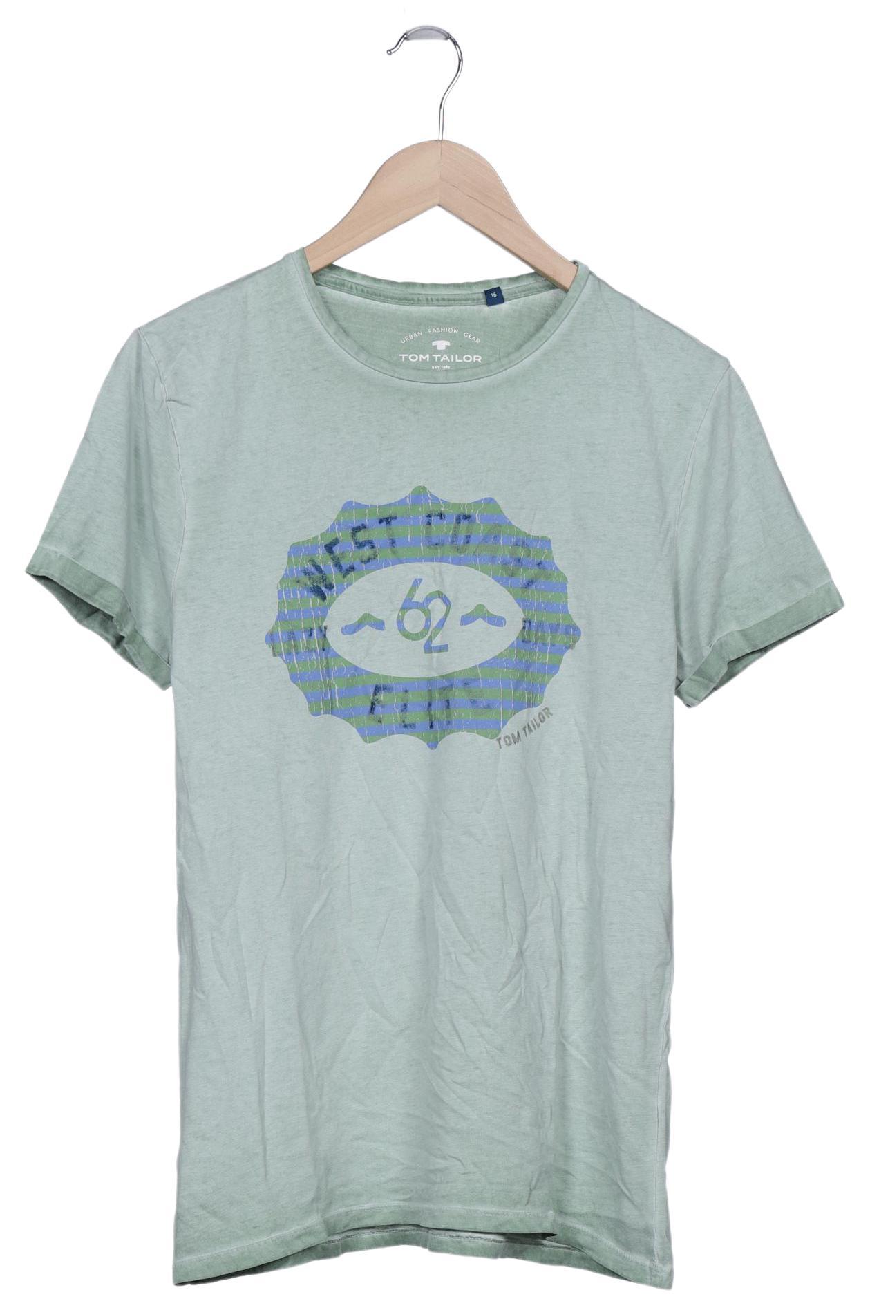

Tom Tailor Herren T-Shirt, grün, Gr. 176