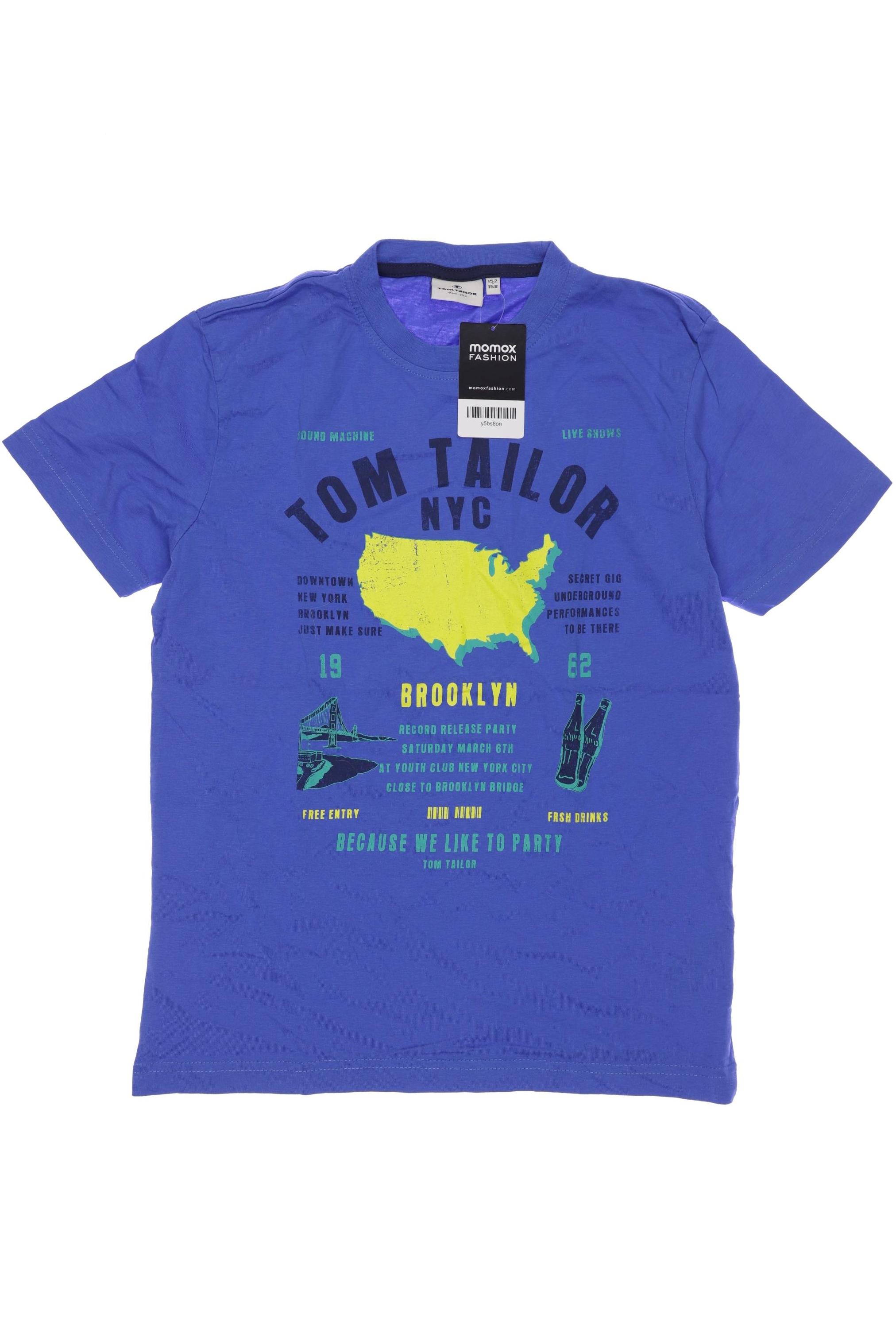 

Tom Tailor Herren T-Shirt, blau, Gr. 152