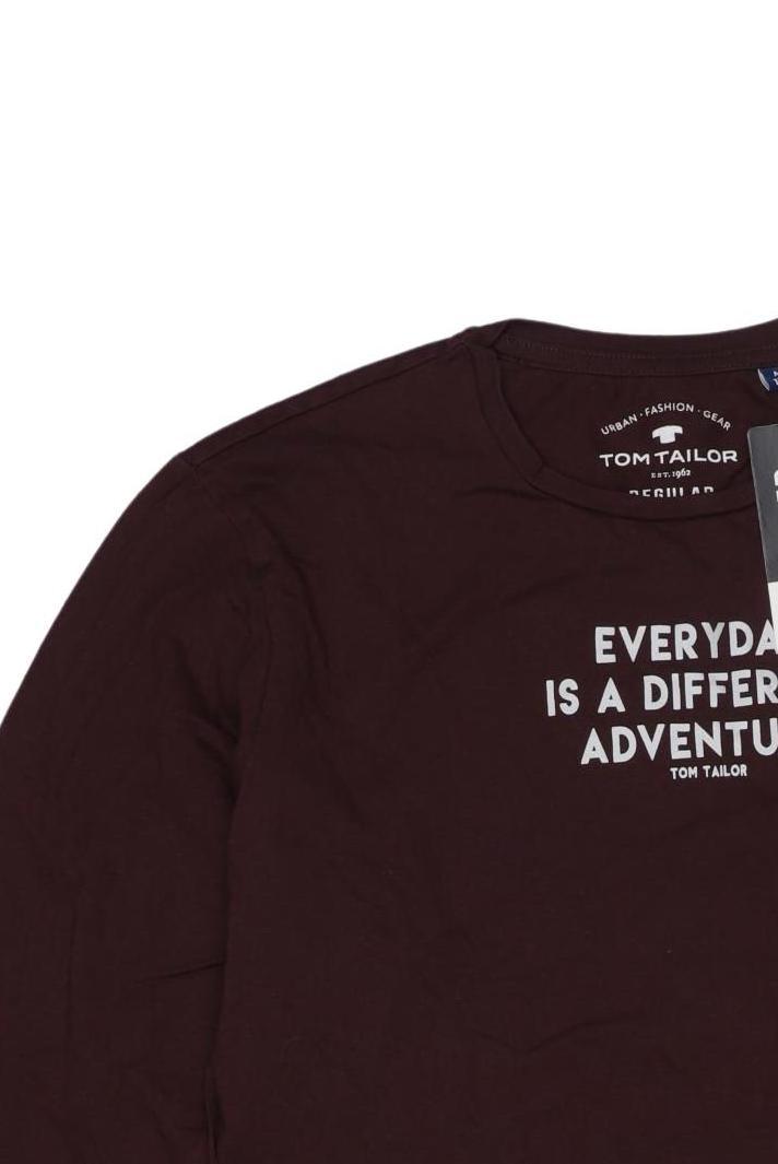 Thumbnail - Tom Tailor Jungen Langarmshirt, bordeaux, Gr. 146