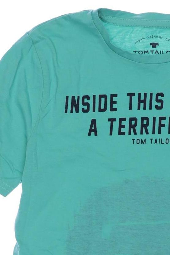 Thumbnail - Tom Tailor Herren T-Shirt, türkis, Gr. 140
