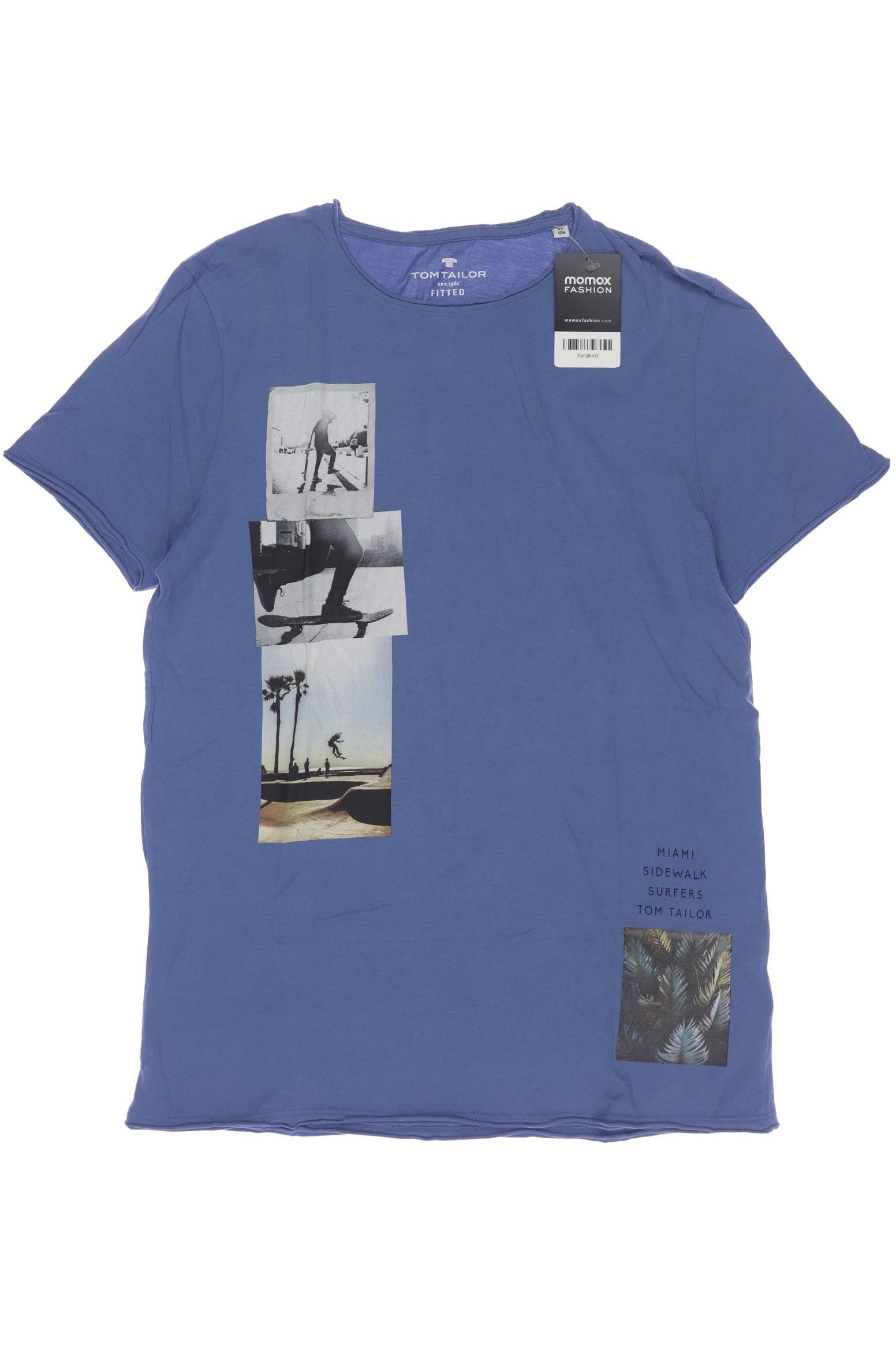 

Tom Tailor Herren T-Shirt, blau, Gr. 170