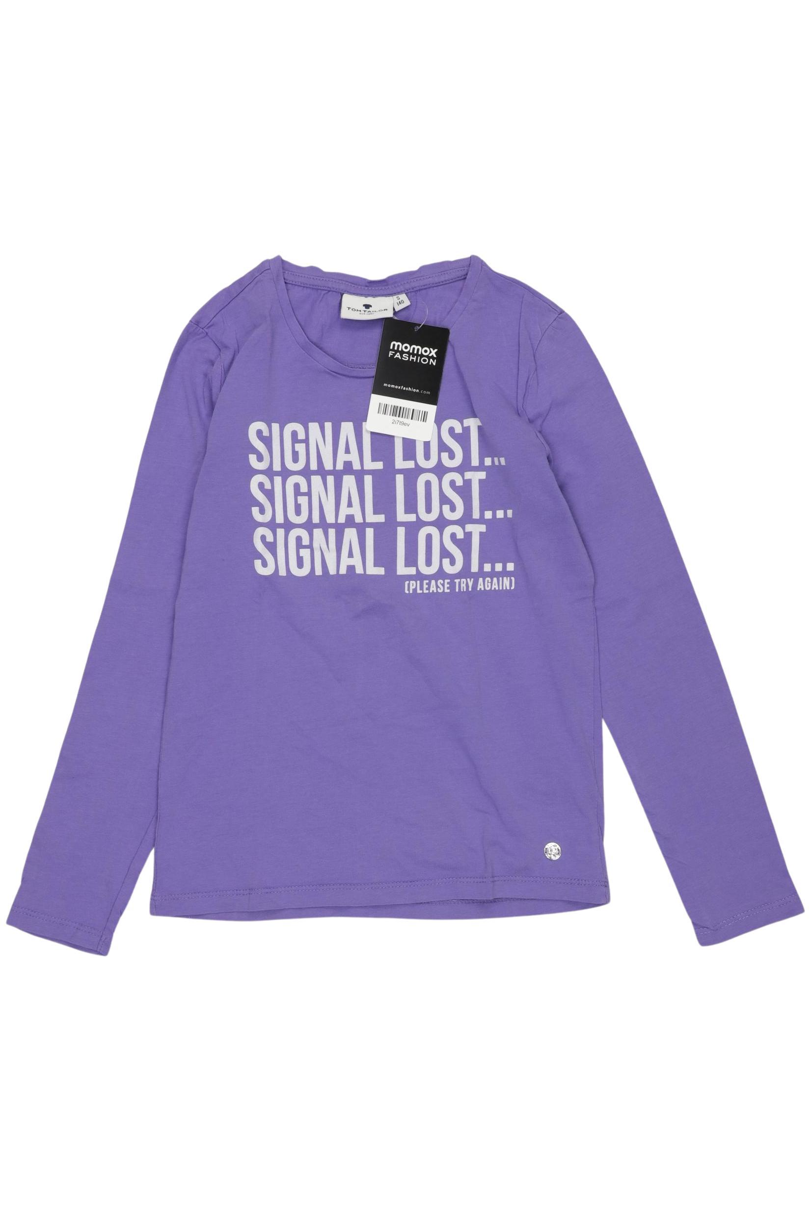 

Tom Tailor Damen Langarmshirt, flieder, Gr. 140