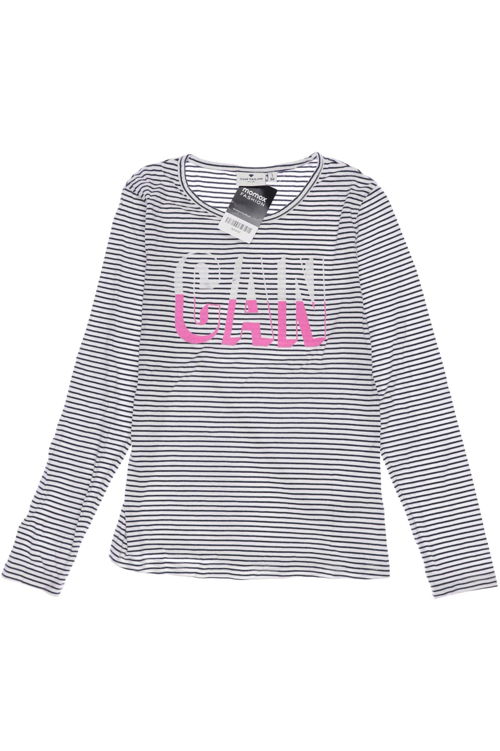 

Tom Tailor Damen Langarmshirt, weiß, Gr. 164
