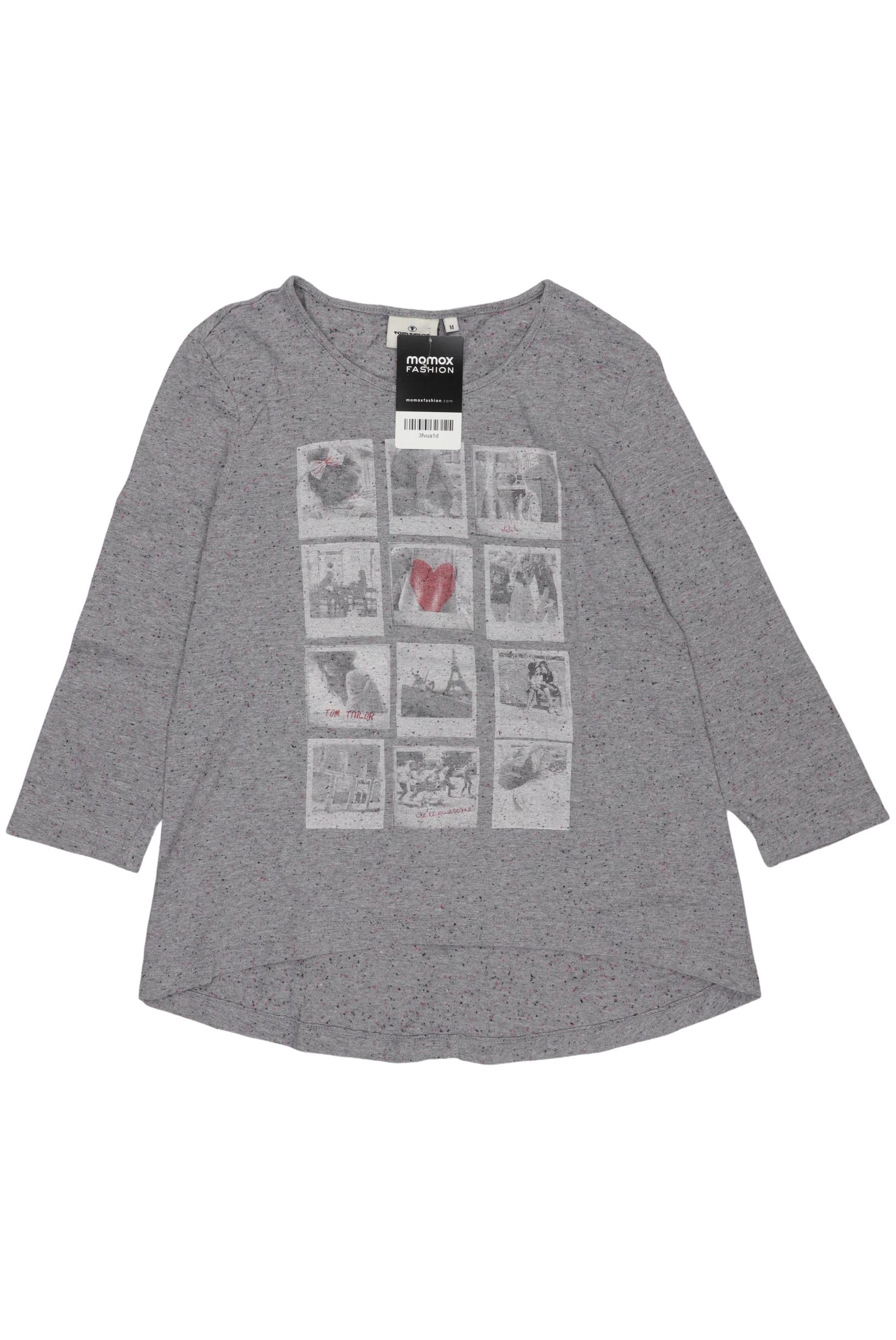 

Tom Tailor Damen Langarmshirt, grau, Gr. 152