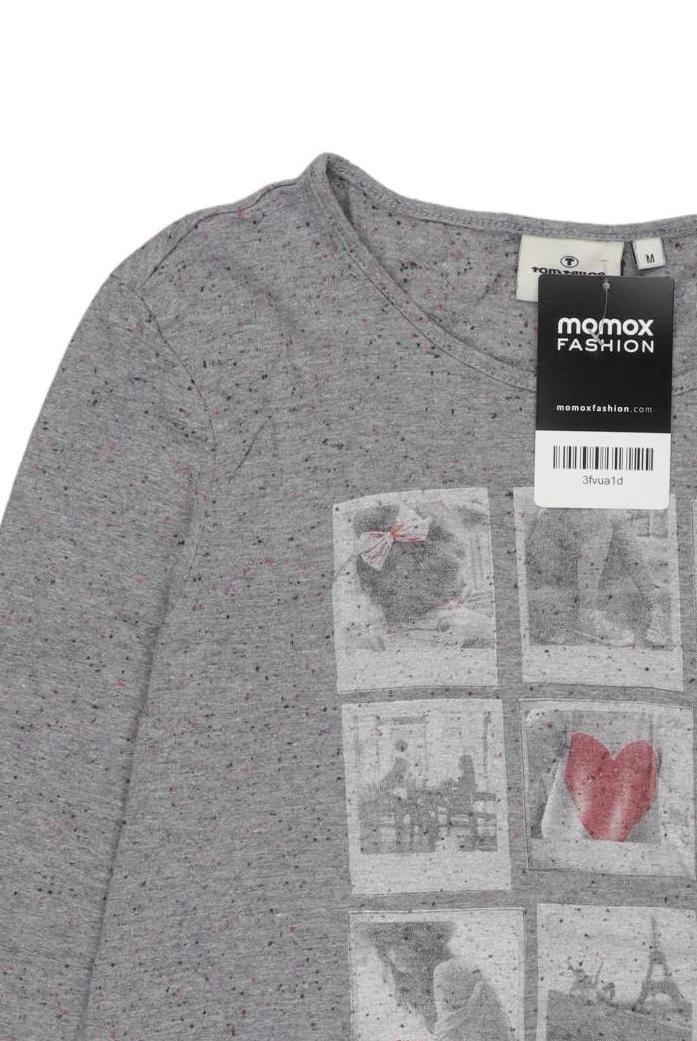 Thumbnail - Tom Tailor Damen Langarmshirt, grau, Gr. 152