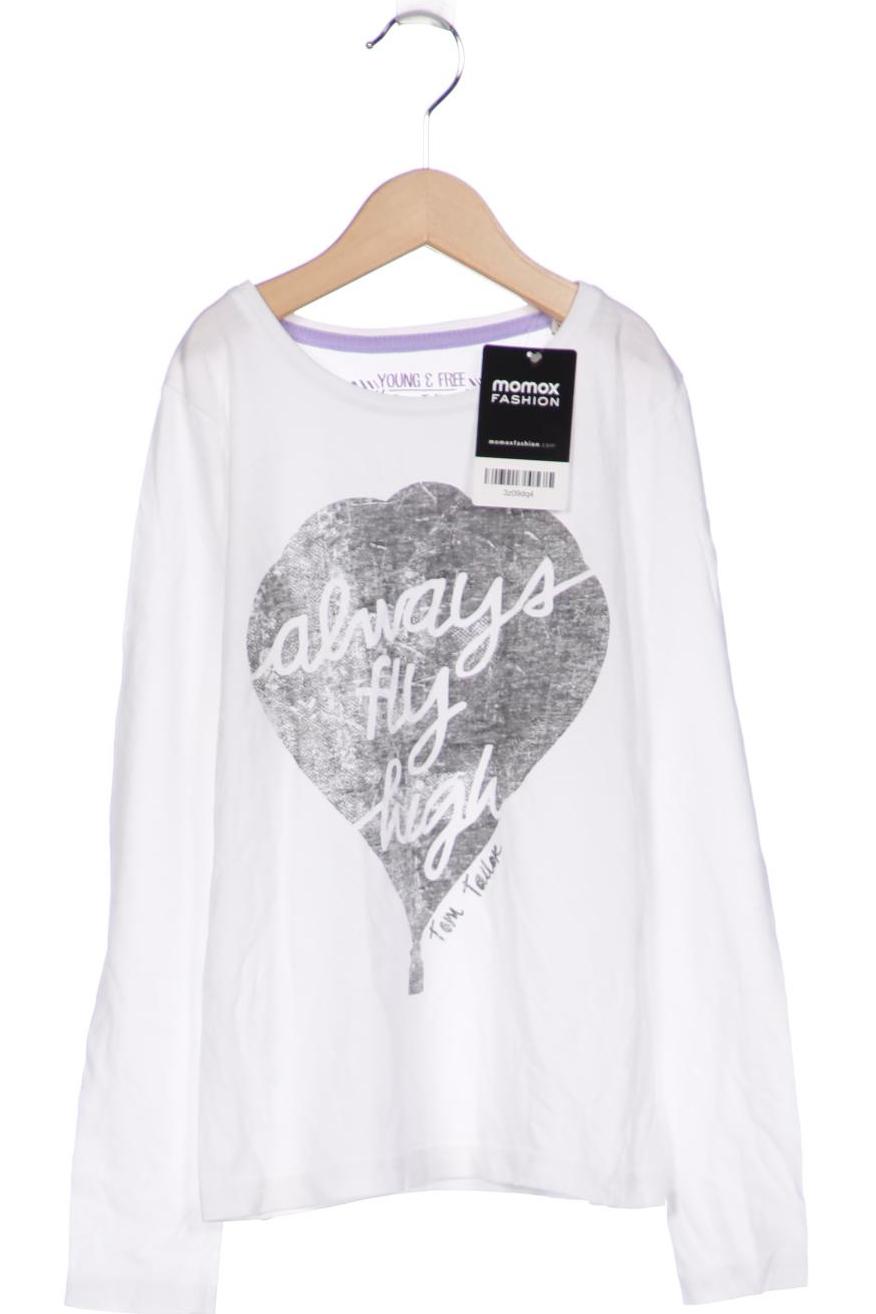 

Tom Tailor Mädchen Langarmshirt, weiß