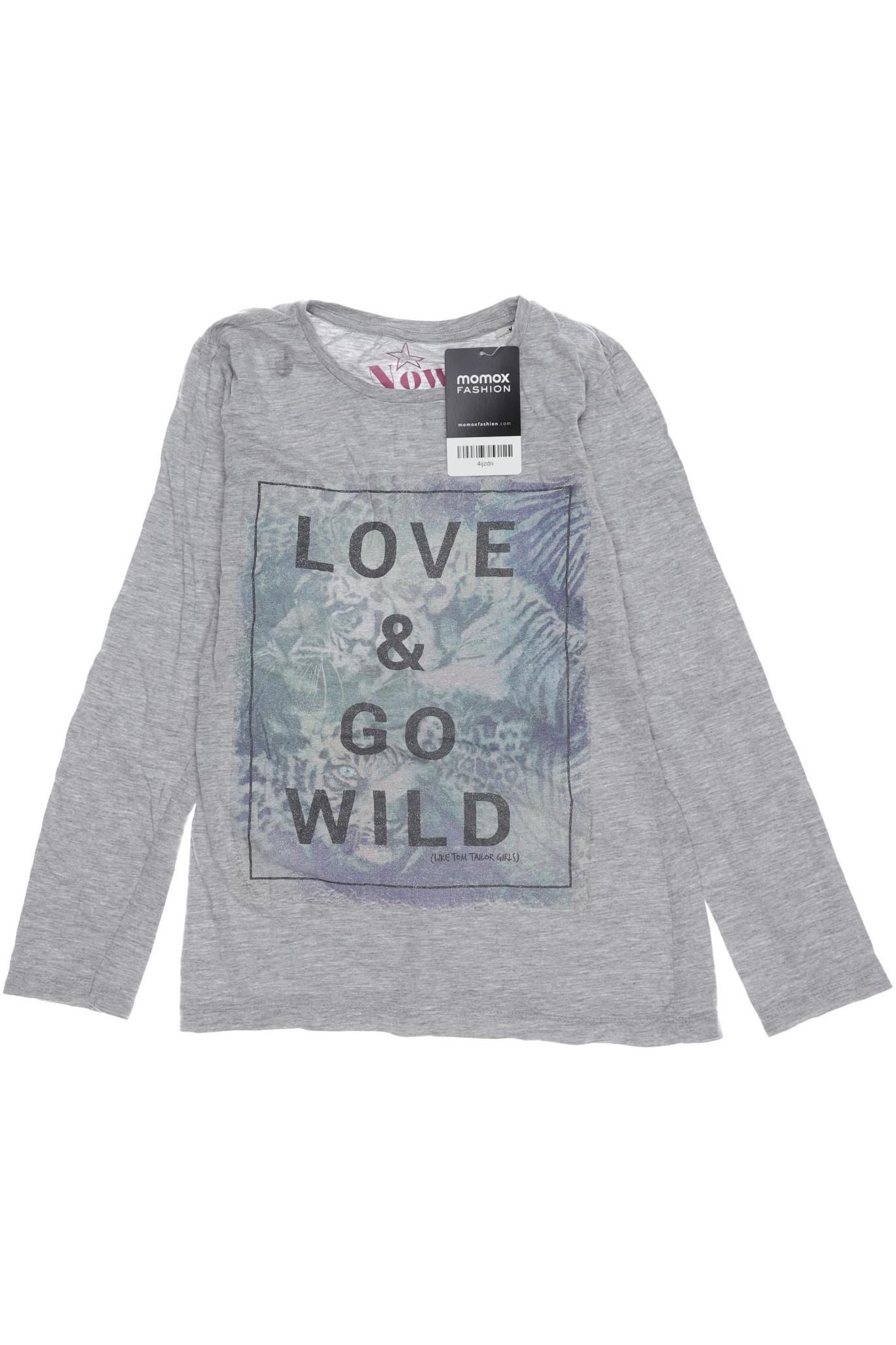 

Tom Tailor Damen Langarmshirt, grau, Gr. 140